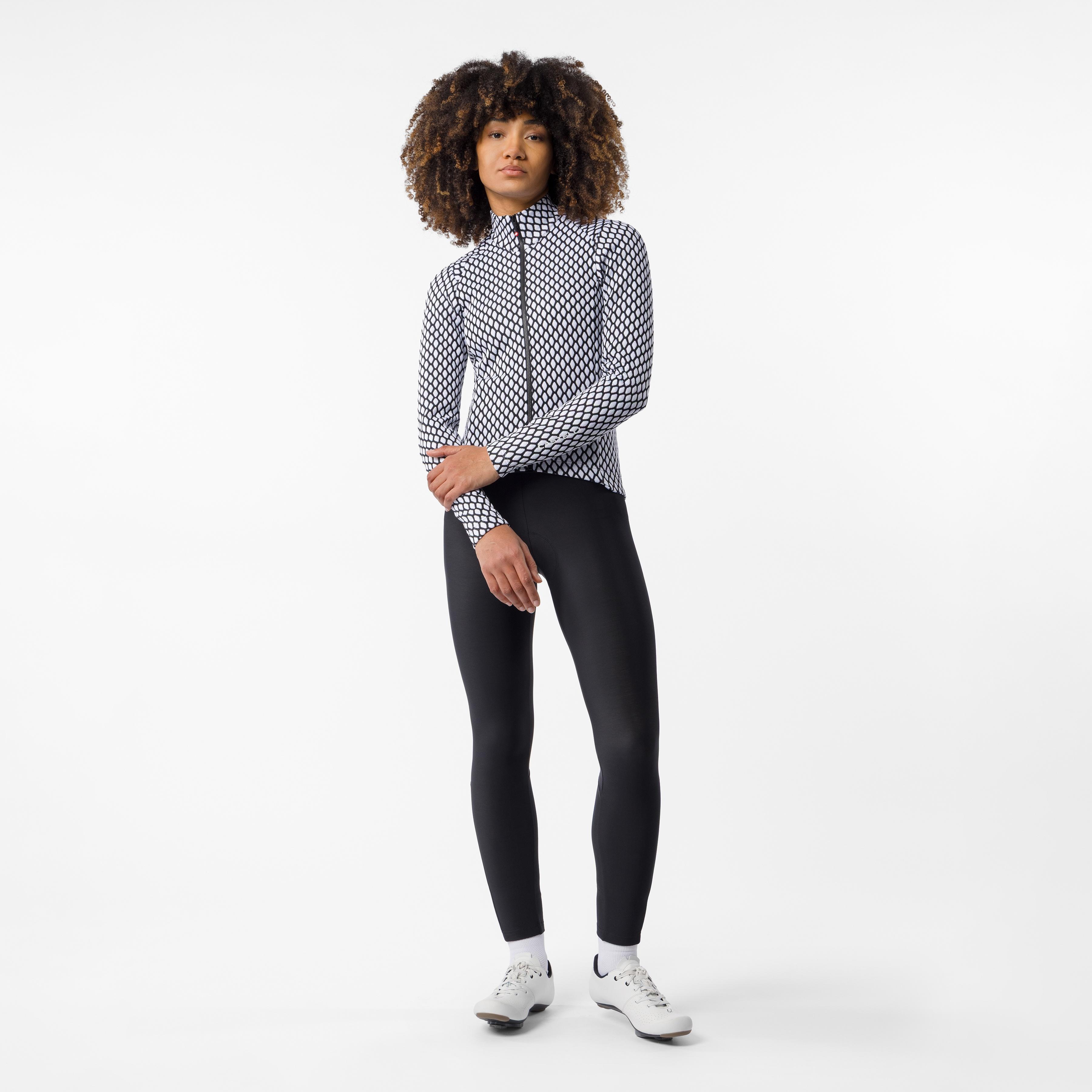 Ventra thermal jersey - black/white - castelli