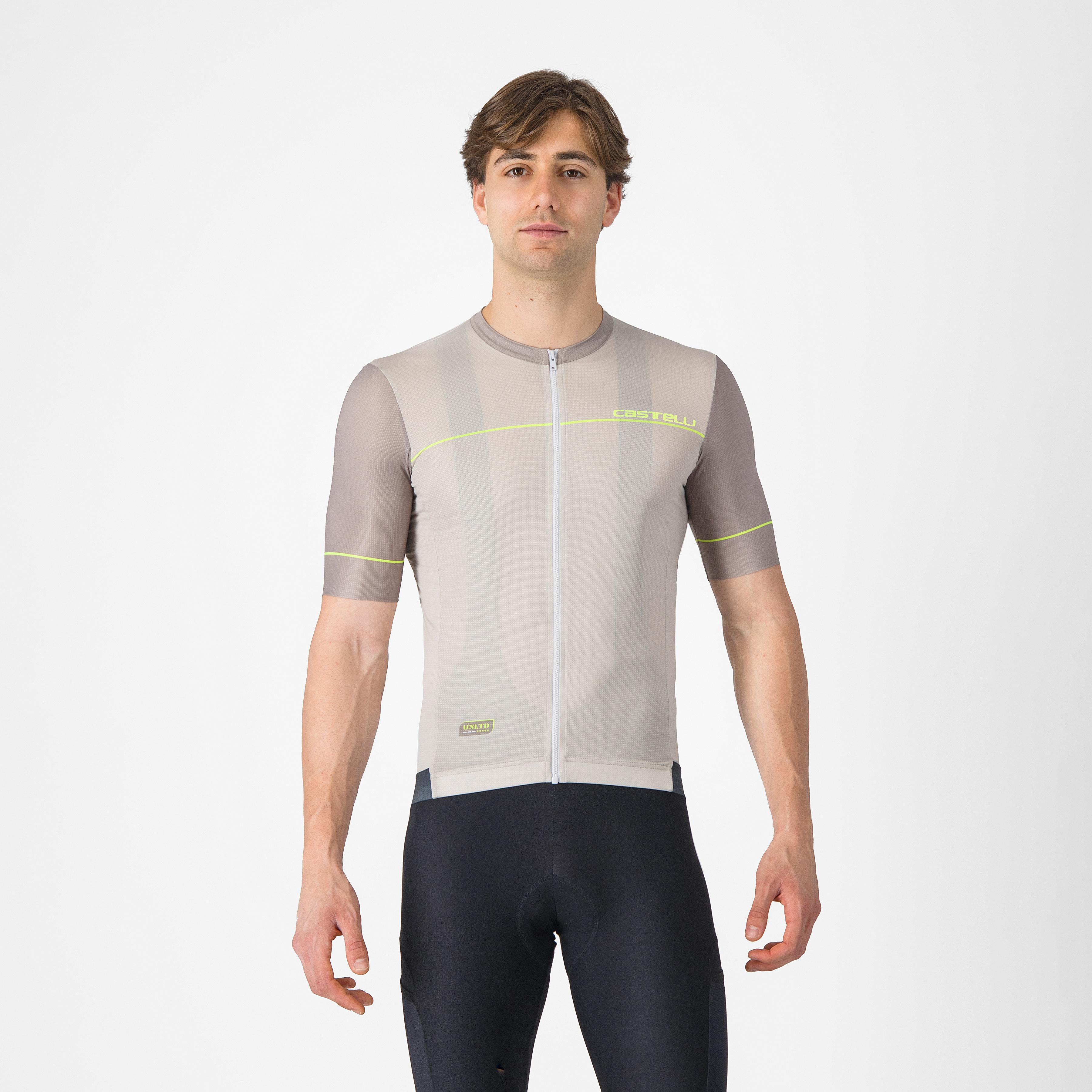 Unlimited endurance 2 jersey - silver moon/dark silver moon-e - castelli