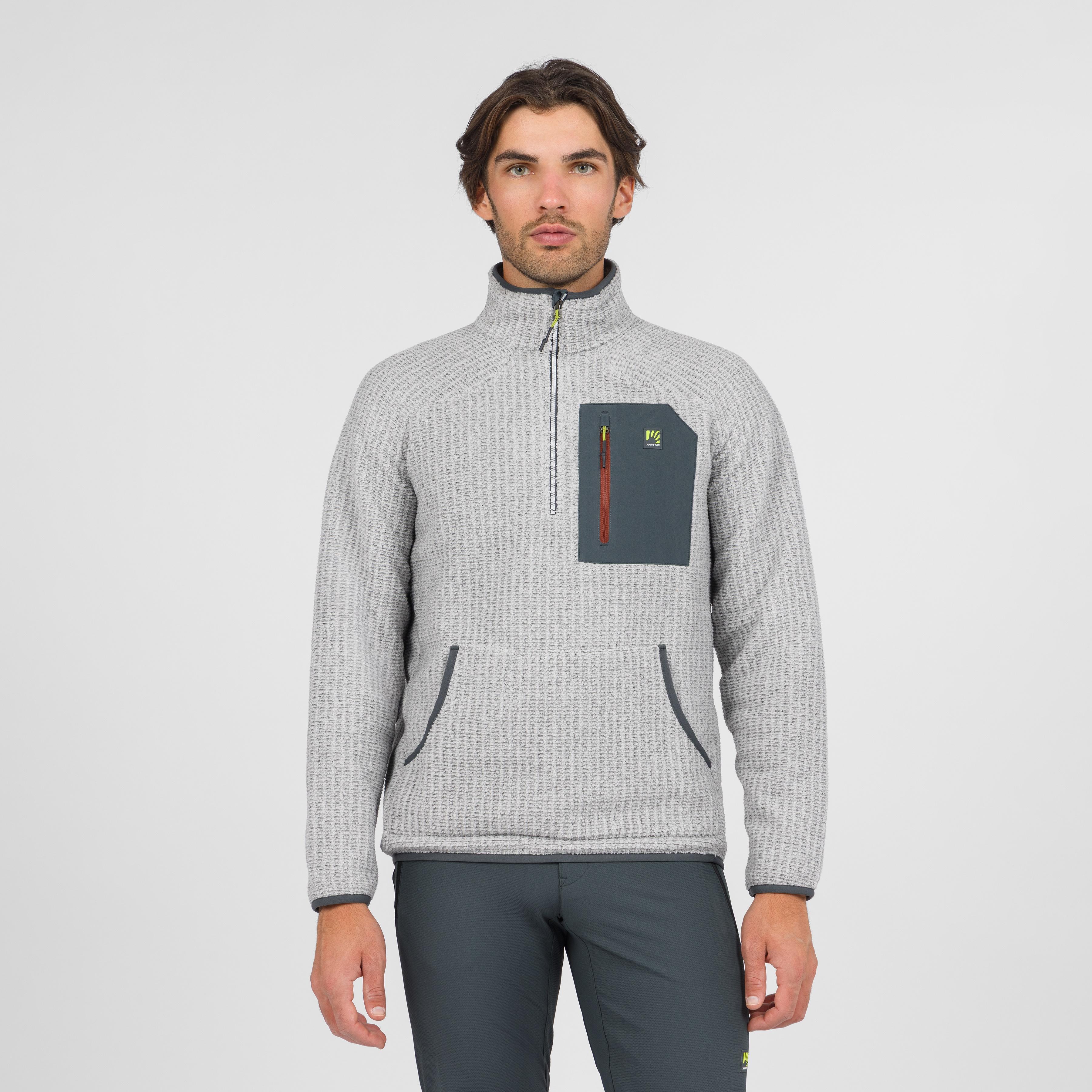 Rocchetta half zip fleece - micro chip/woodl.gray - karpos