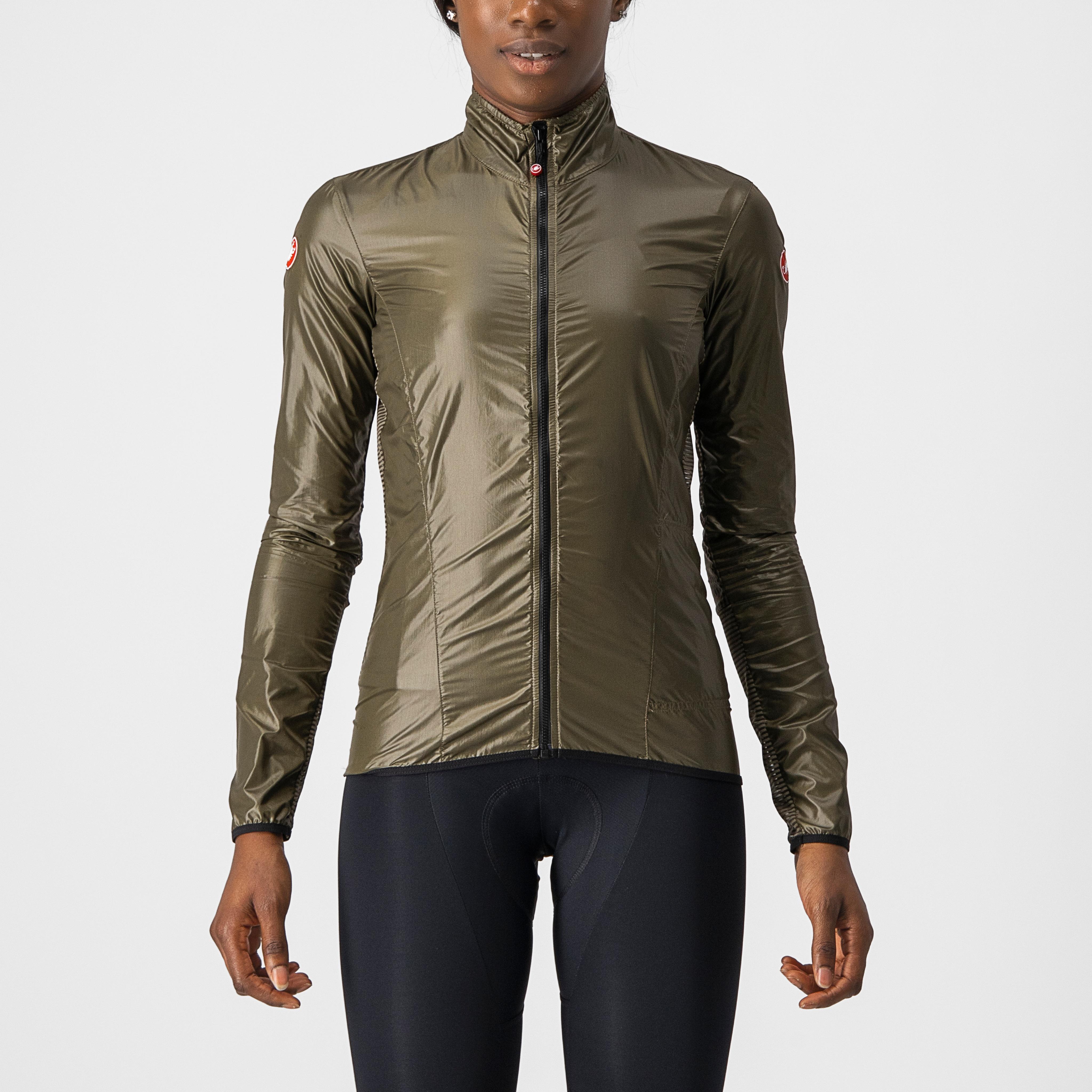 Aria shell w jacket - moss brown - castelli