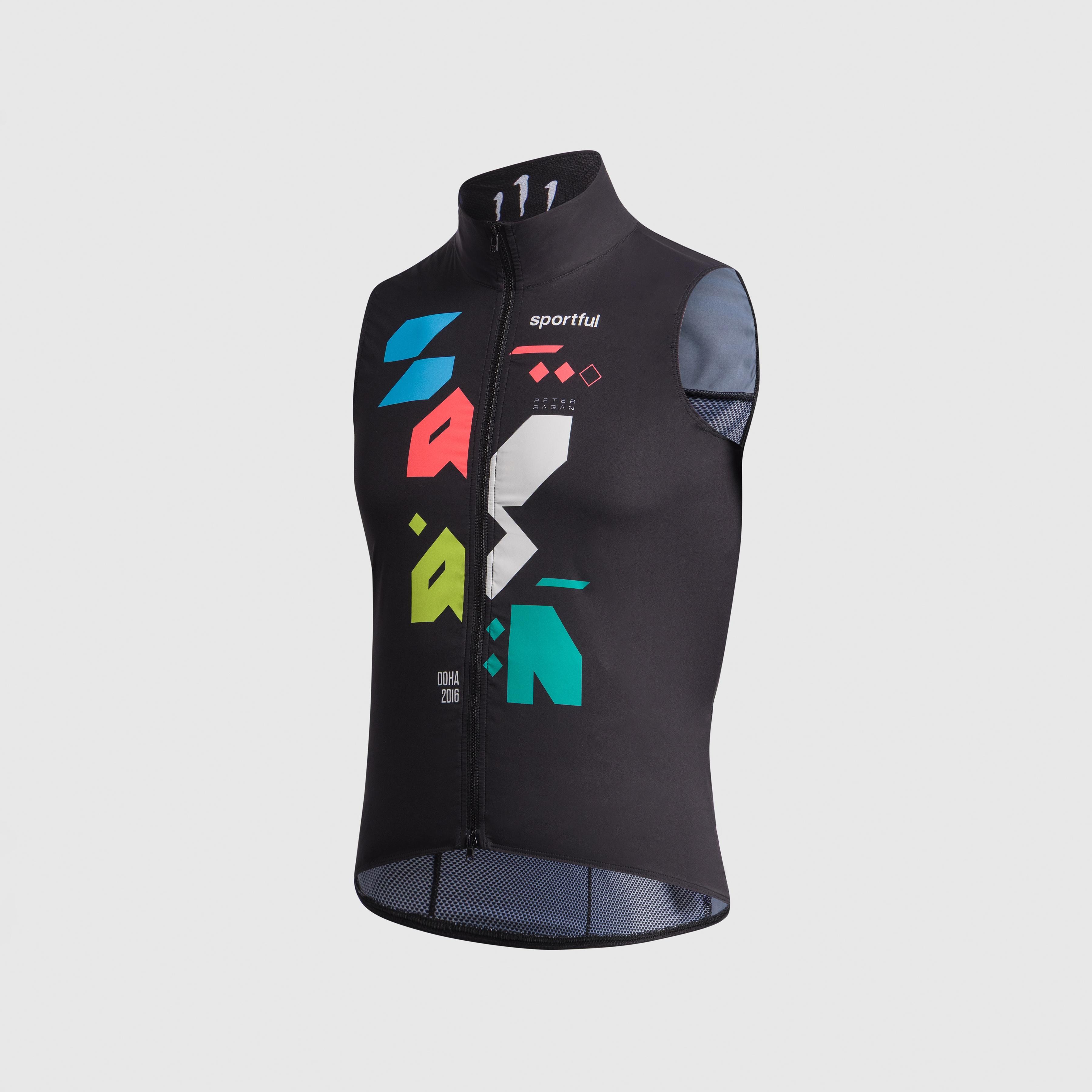 Sagan pro 2 vest - black - sagan 10th anniversary - sportful