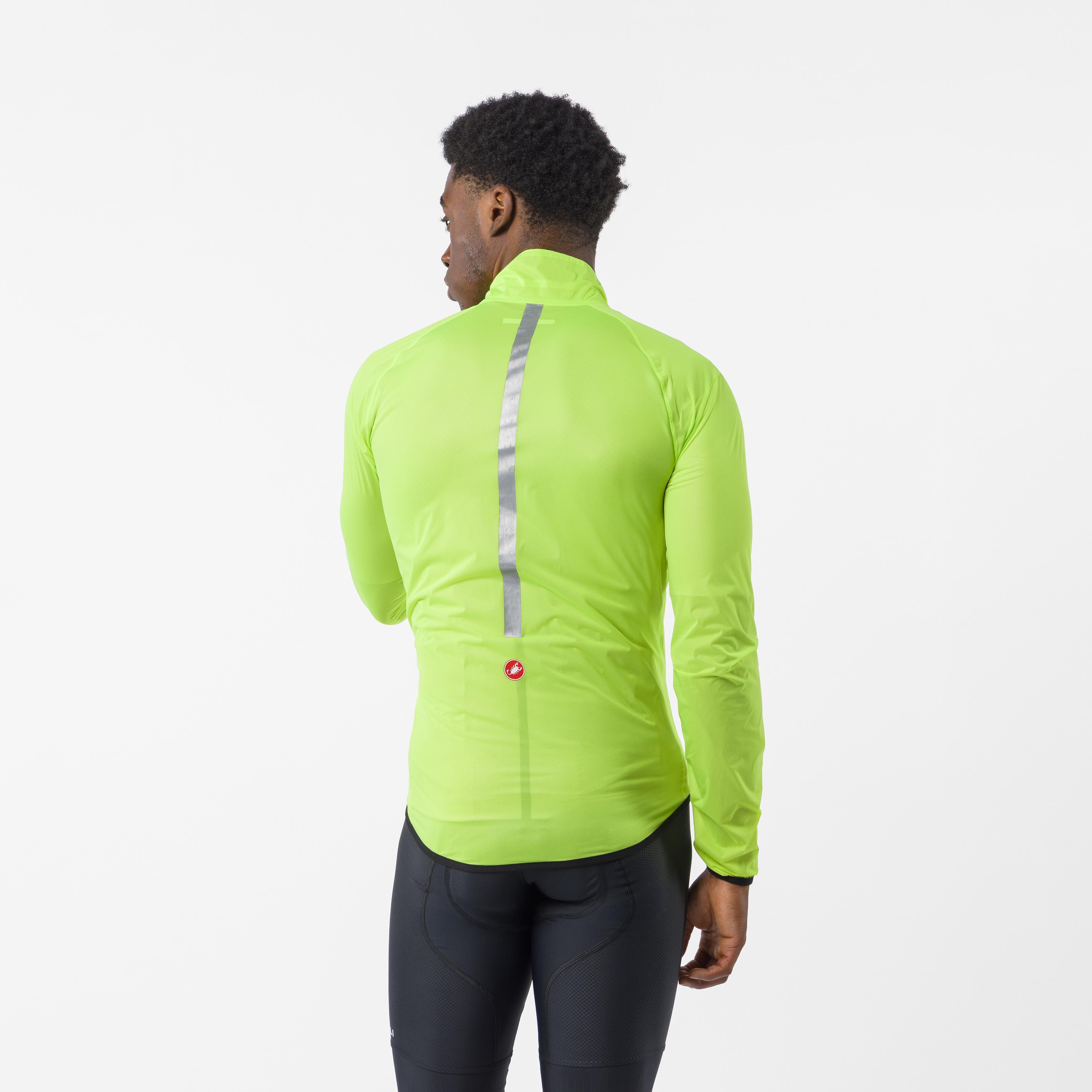 Squall shell jacket - electric lime/black - castelli