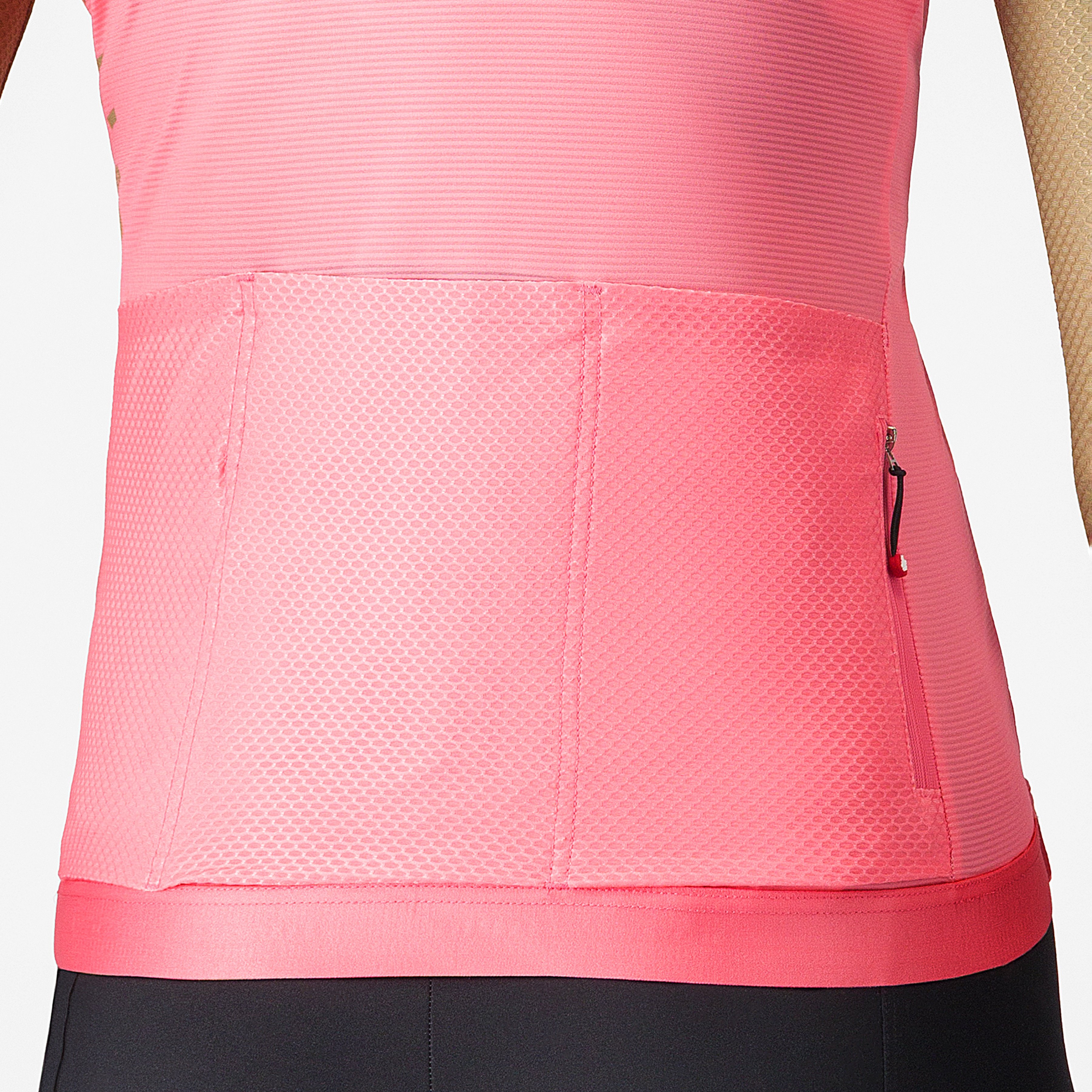 Corretto w long sleeve jersey - rosa giro/elmwood - castelli