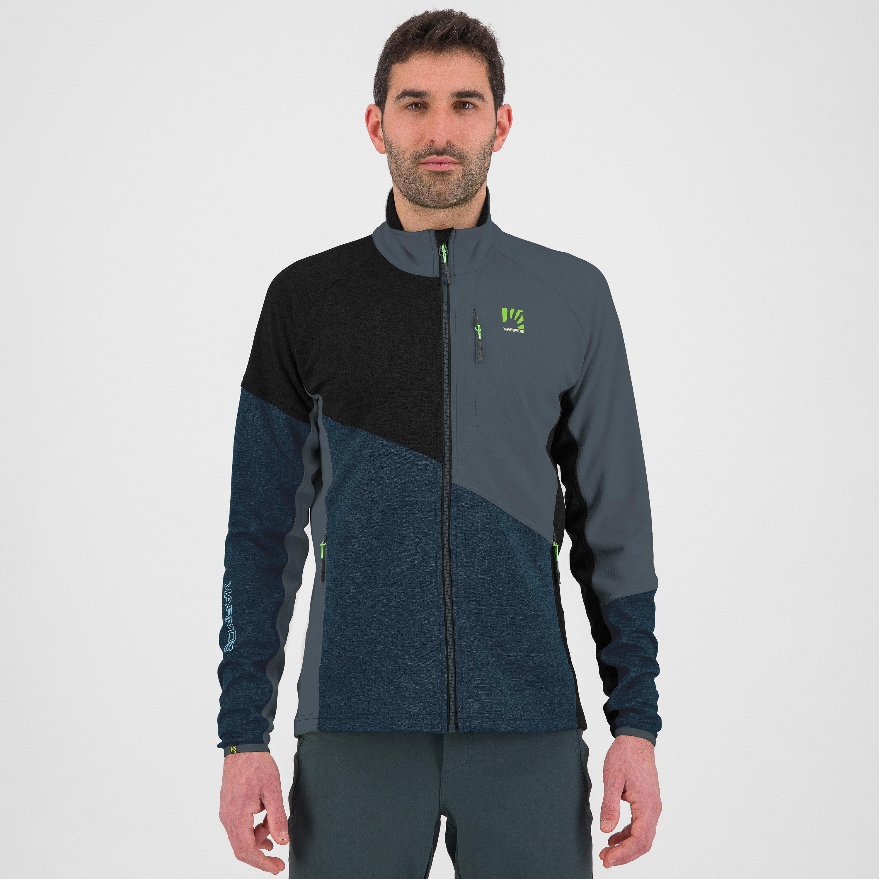 Federa full-zip fleece - midnight/black/dark slate - karpos