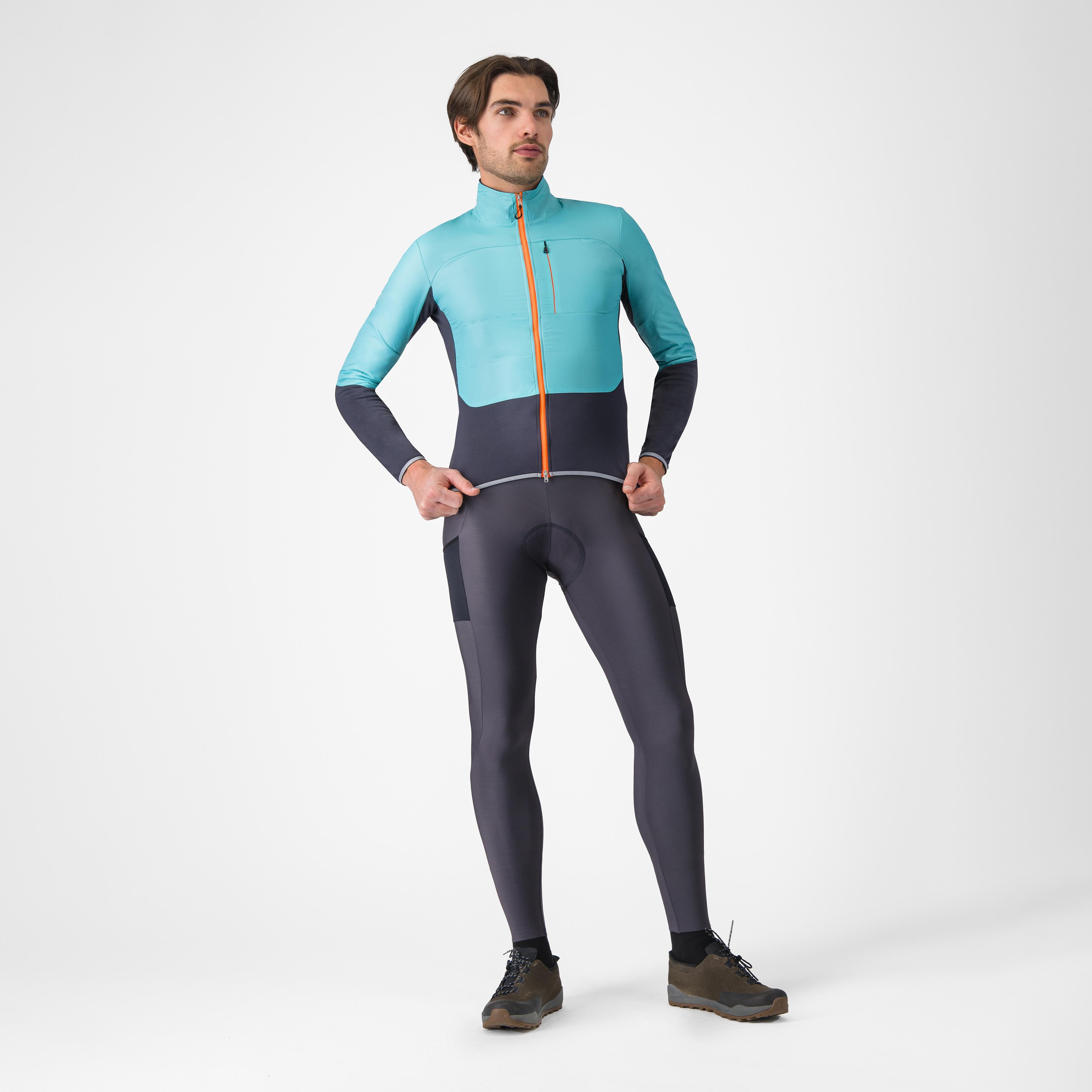 Unlimited jacket - pool blue/dark gray - castelli