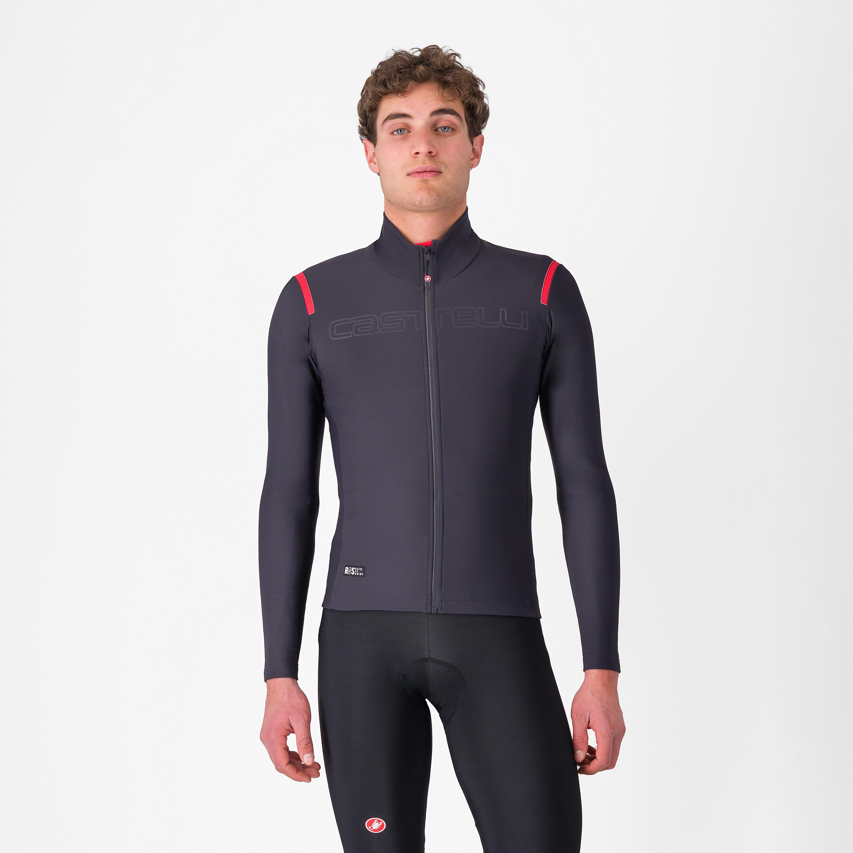 Tutto nano ros jersey - dark gray/red - castelli