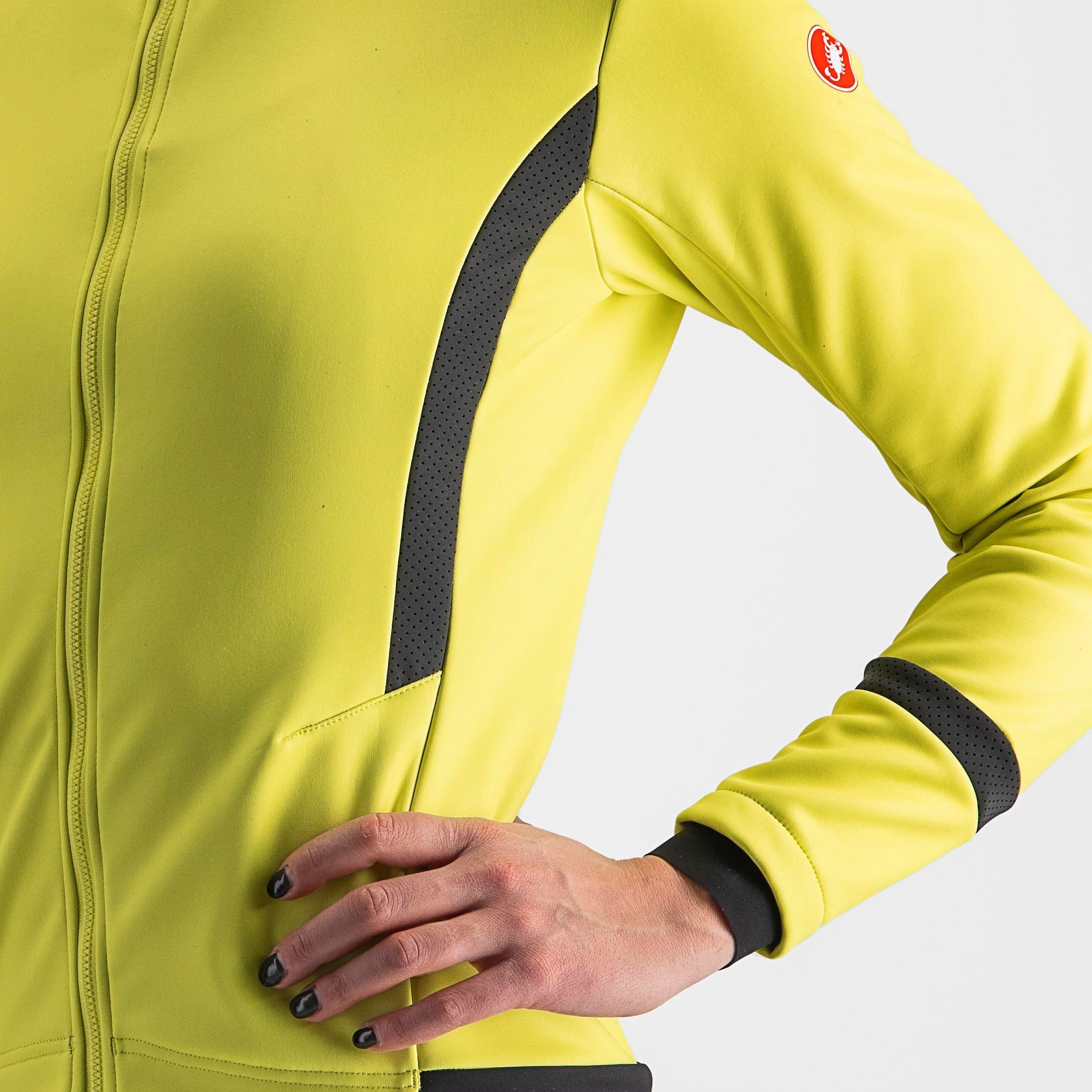 Dinamica 2 jacket - brilliant yellow/dark gray ref - castelli