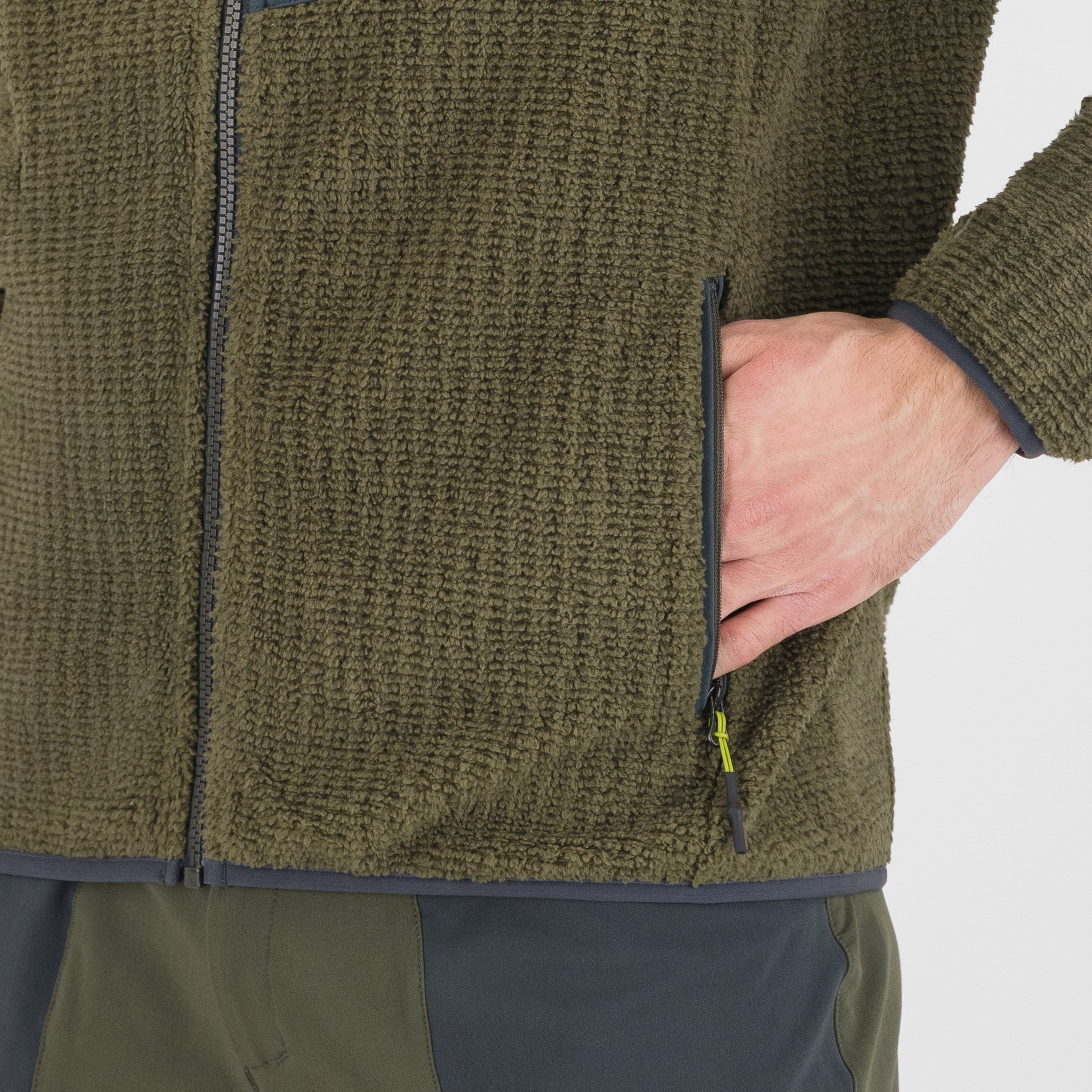 Rocchetta evo hoodie fleece - deep depths/woodl.gray - karpos