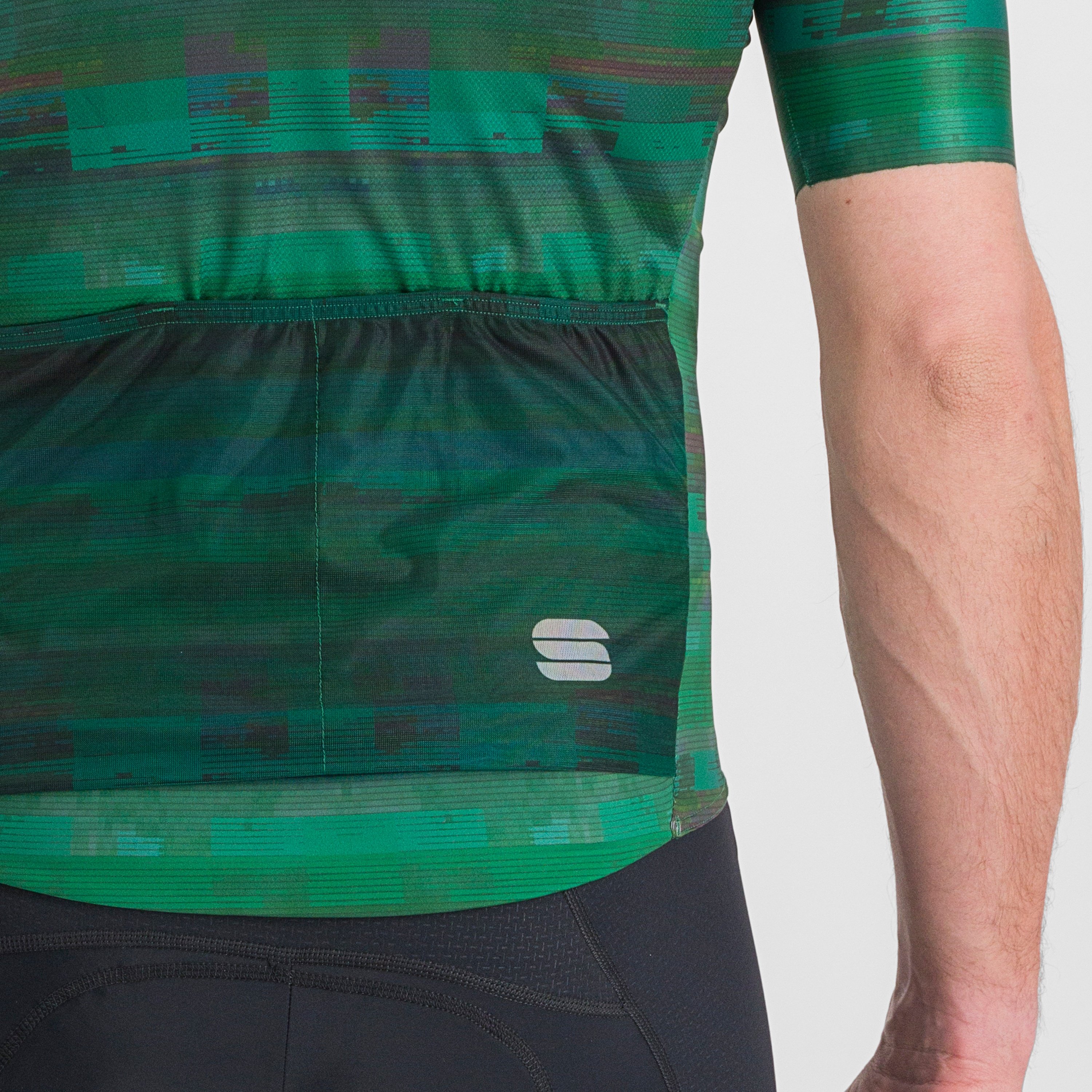 Glitch bomber jersey - multicolor green - sportful
