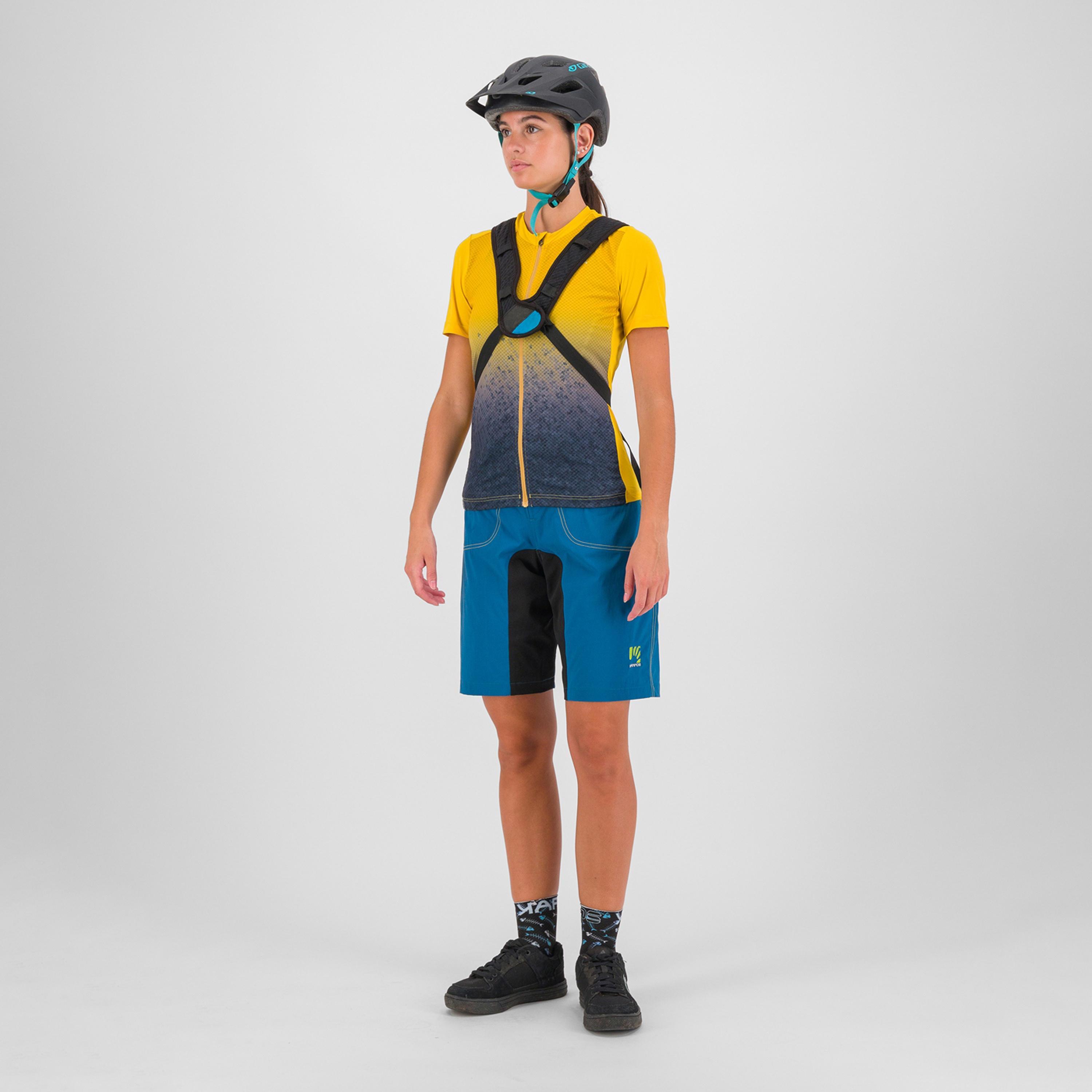 Verve evo w jersey - lemon curry/ombre blue - karpos
