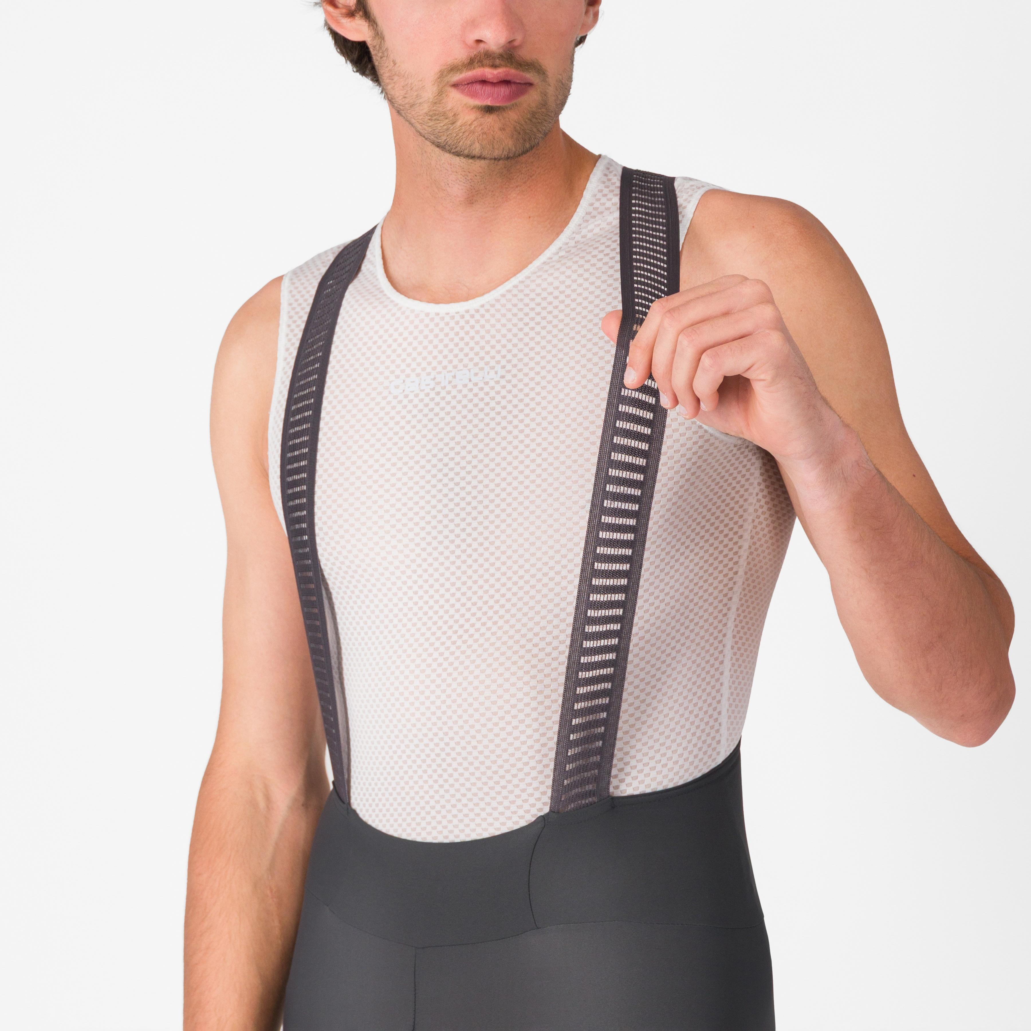 Espresso 2 bibshort - dark gray - castelli