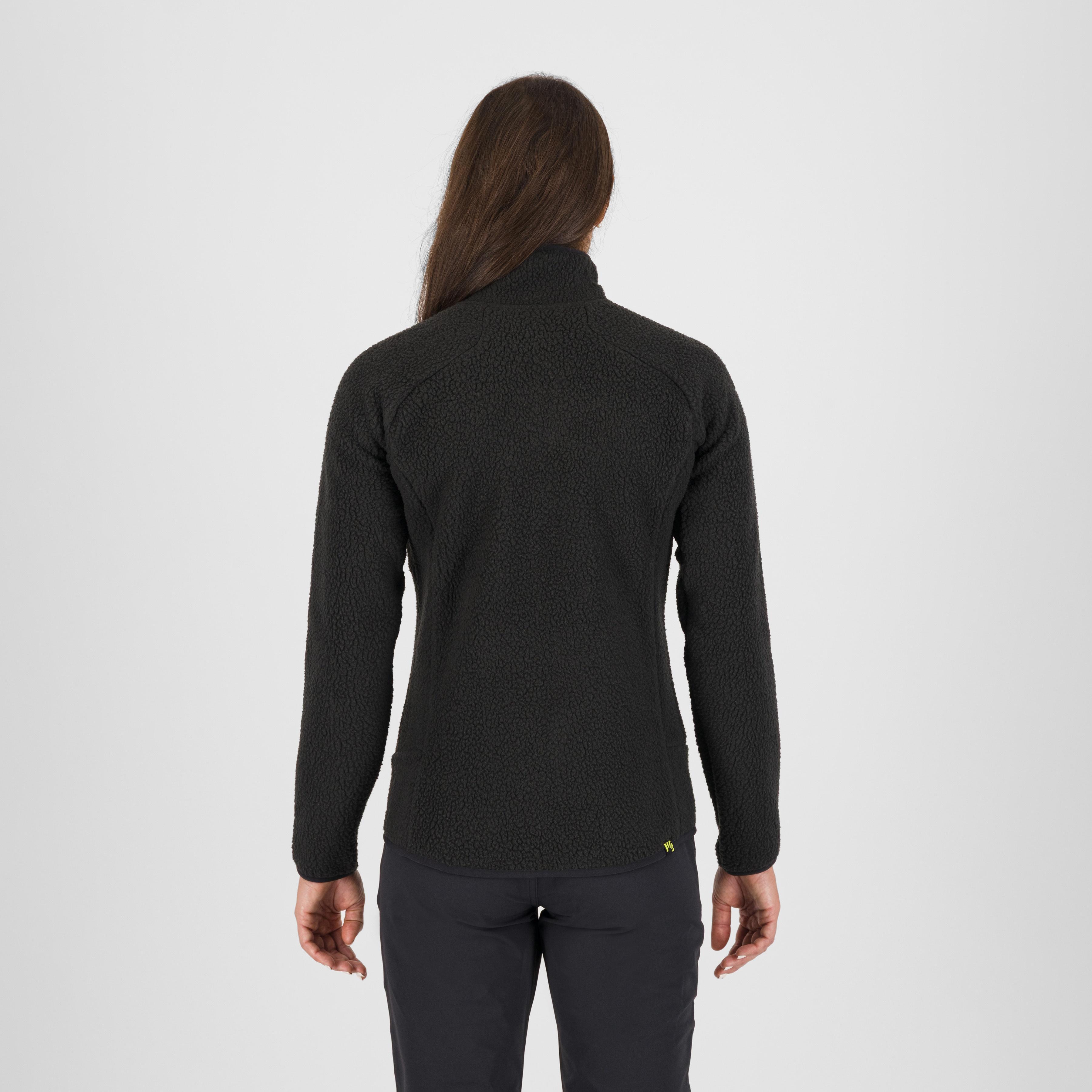 Moiazza retrò w fleece - black - karpos