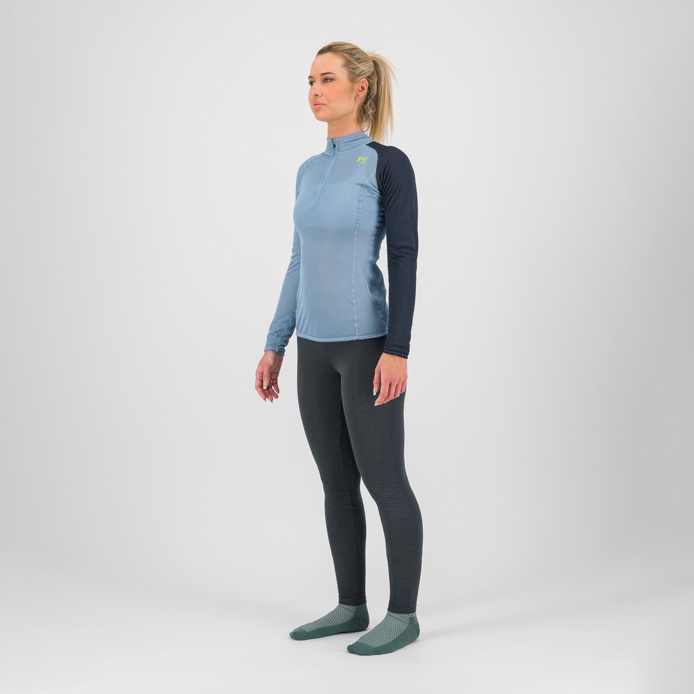 Dinamico octa w jersey ls half zip - mountain spring/vulcan - karpos