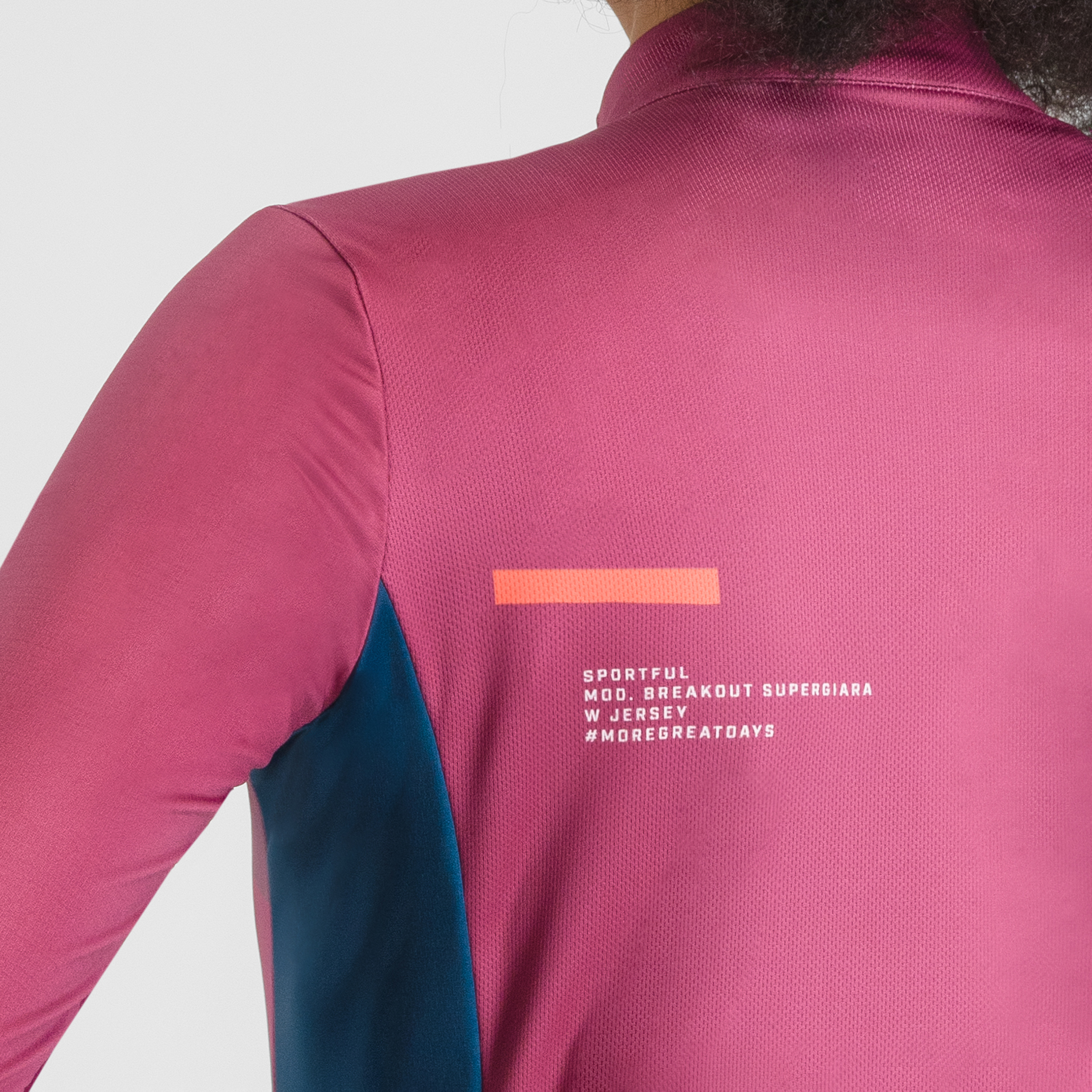 Breakout supergiara w thermal jersey - rasperry violet  black pompelm - sportful