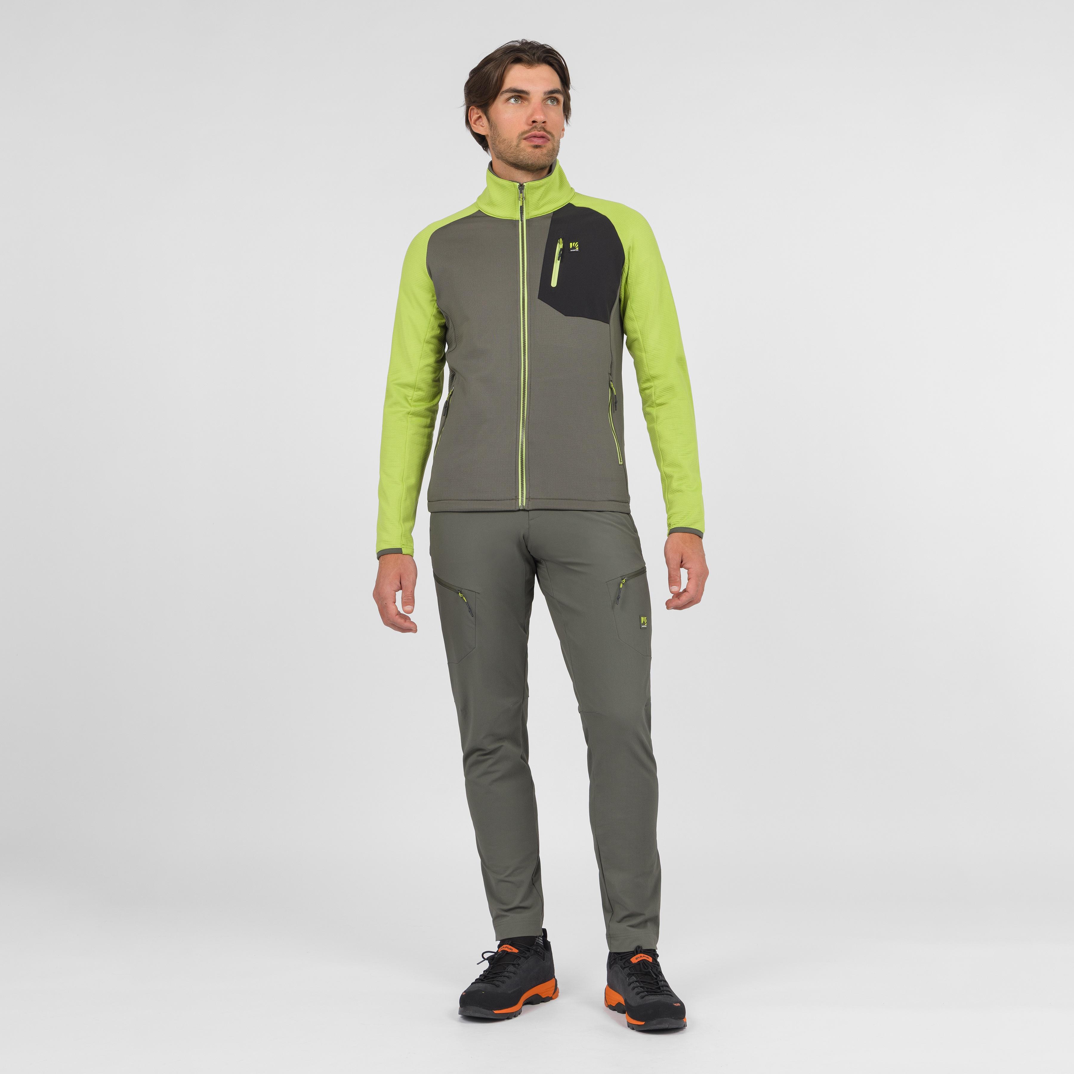 Odle evo full zip fleece - kambaba/dark citron - karpos