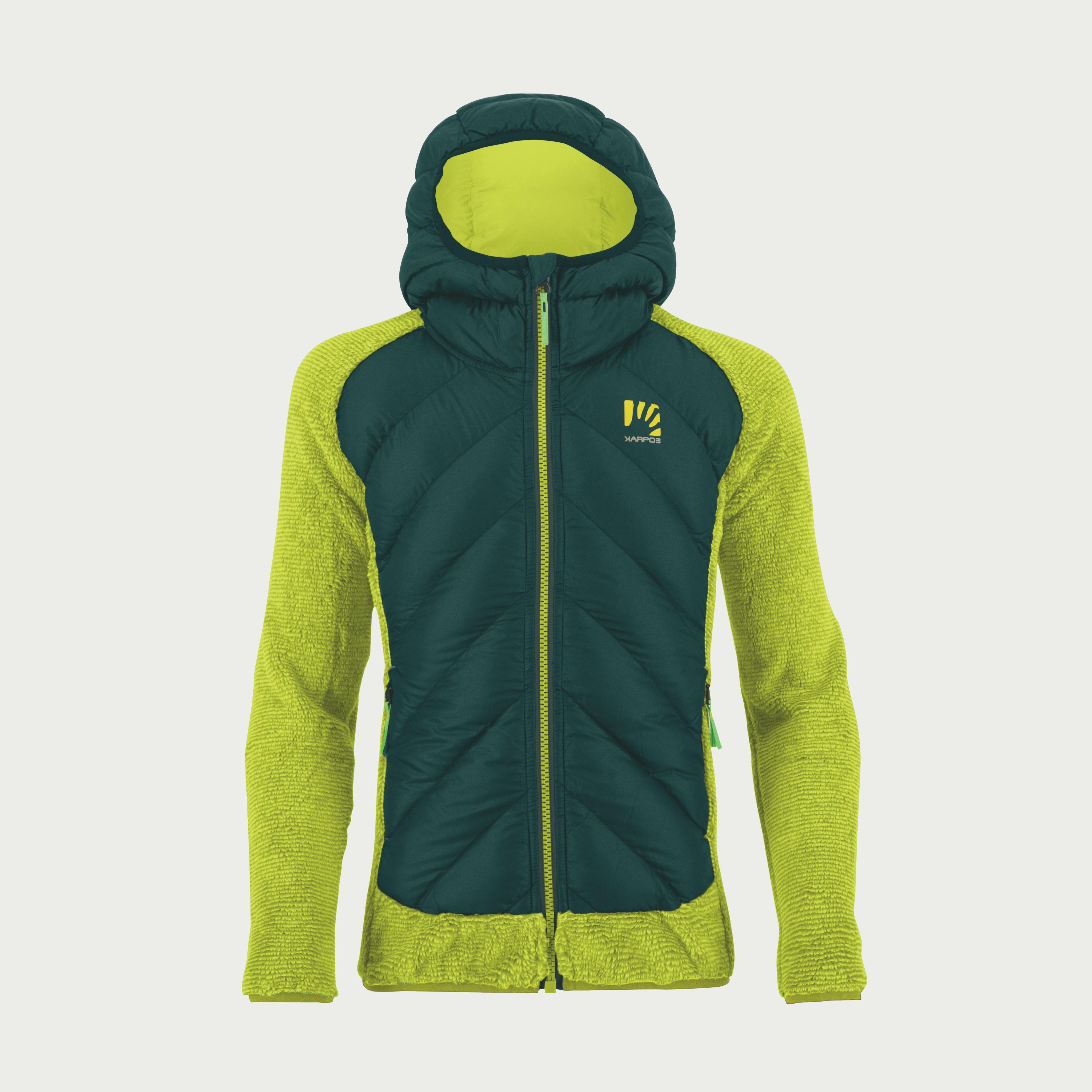 Marmarole kid jacket - forest/kiwi colada - karpos