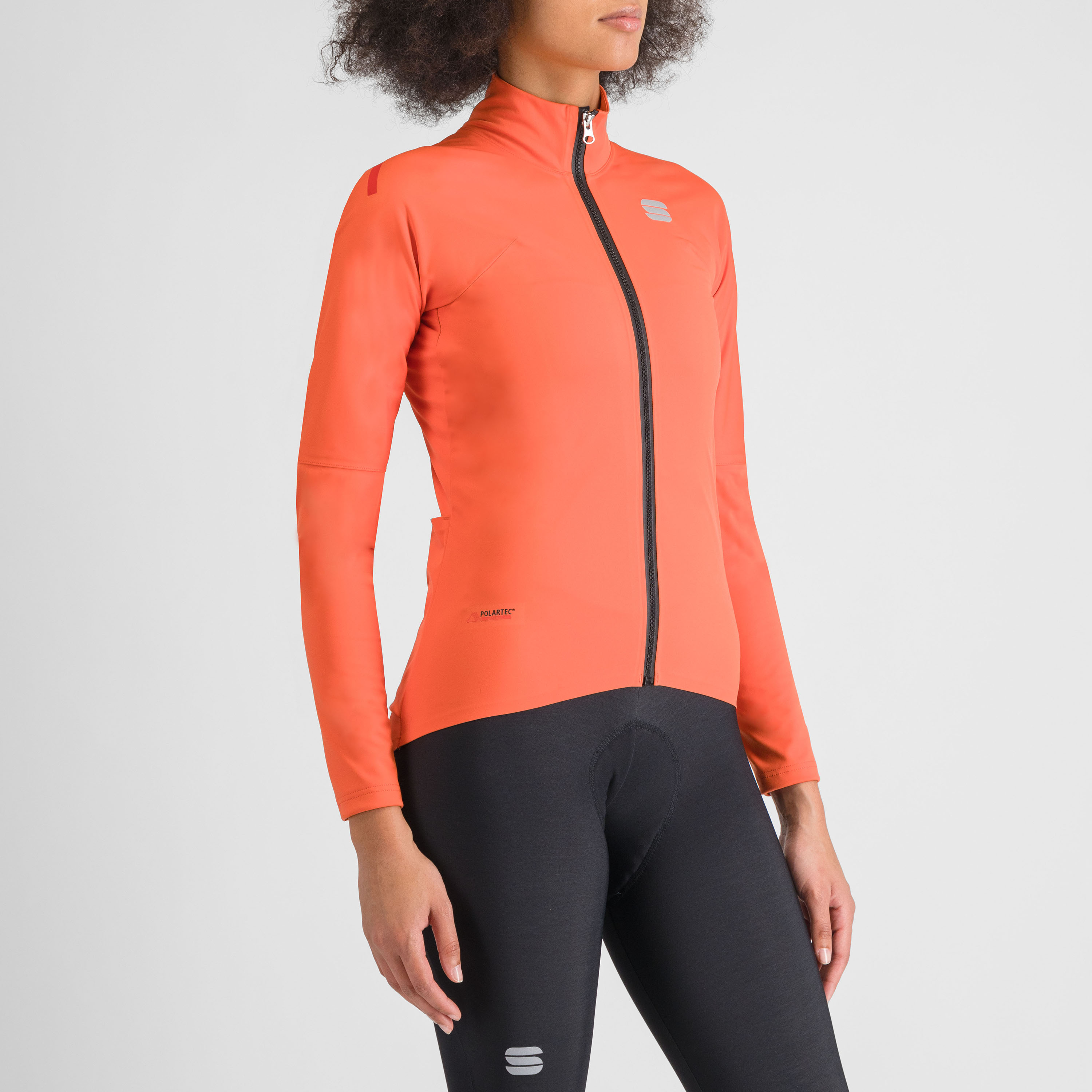 Fiandre pro 2 w jacket long sleeves - pompelmo - sportful