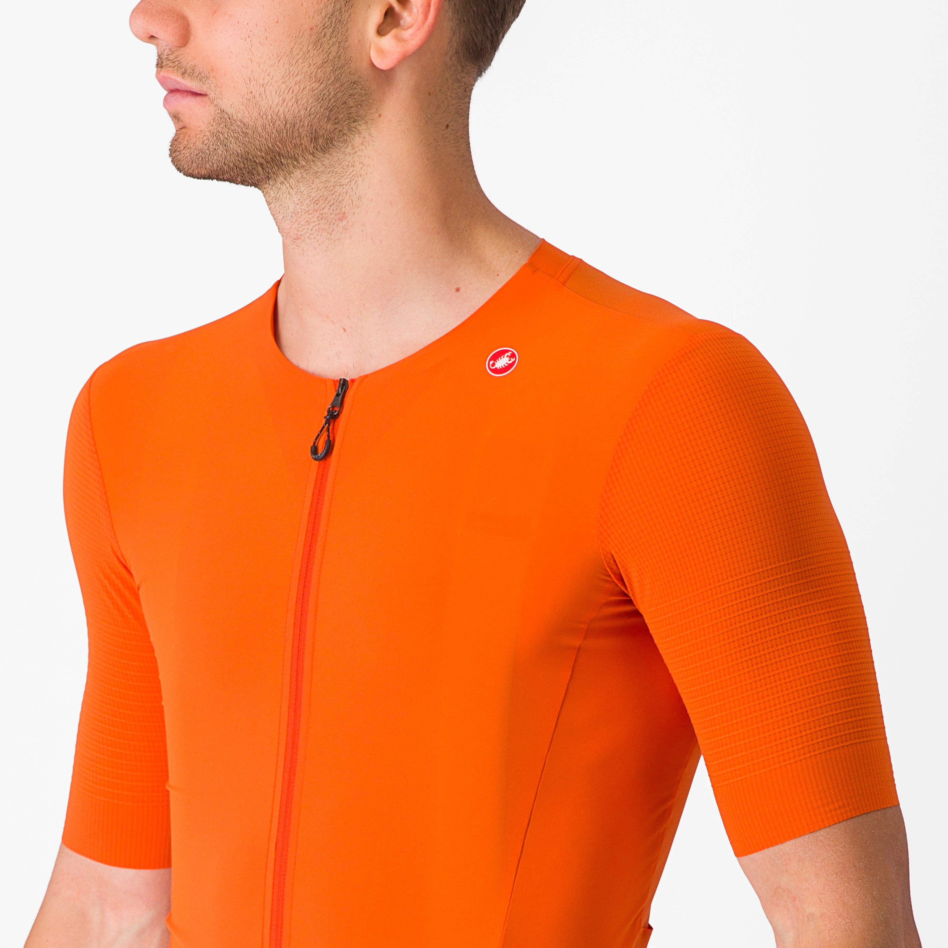 Premio black jersey - orange rust - castelli