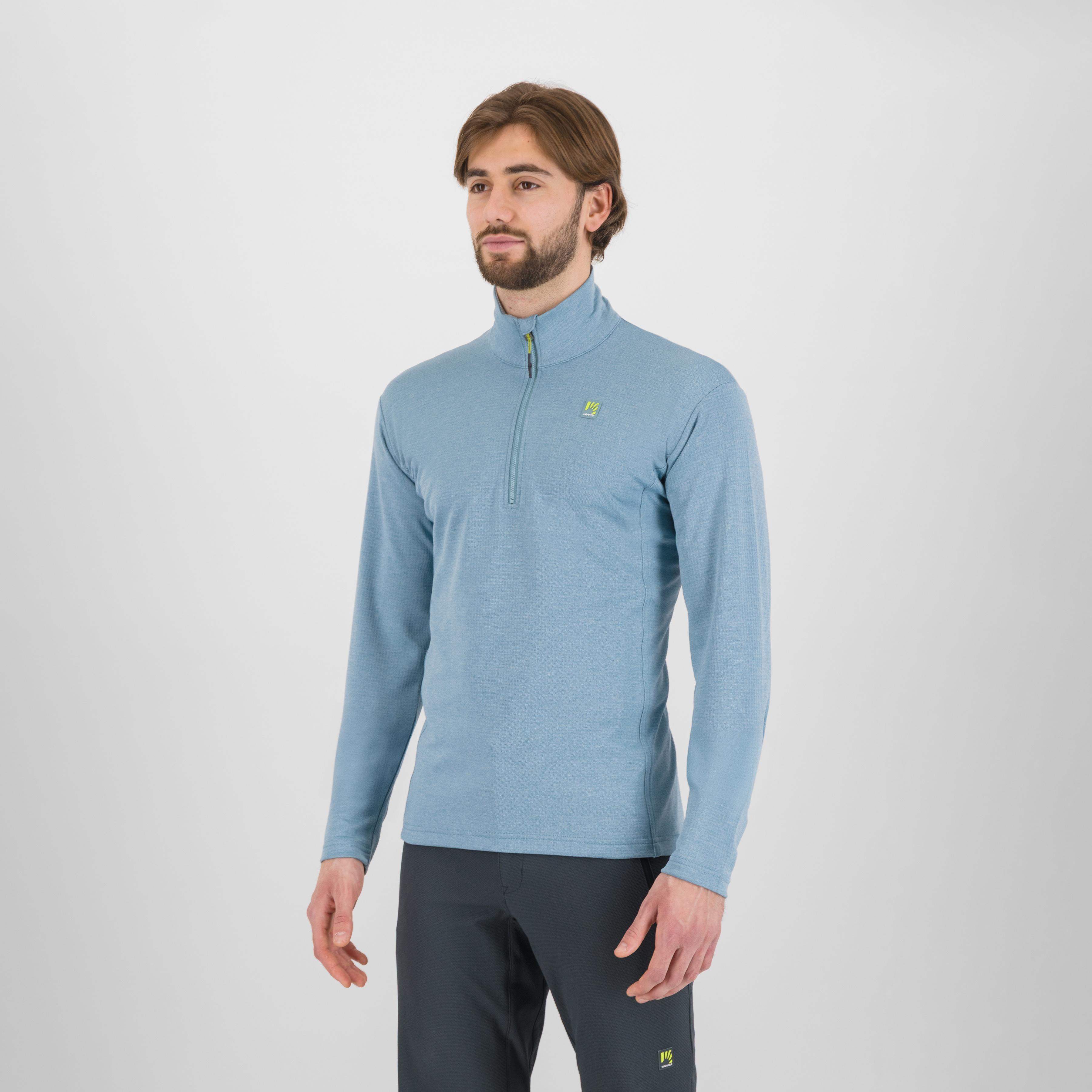 Pizzocco half zip - smoke blue - karpos
