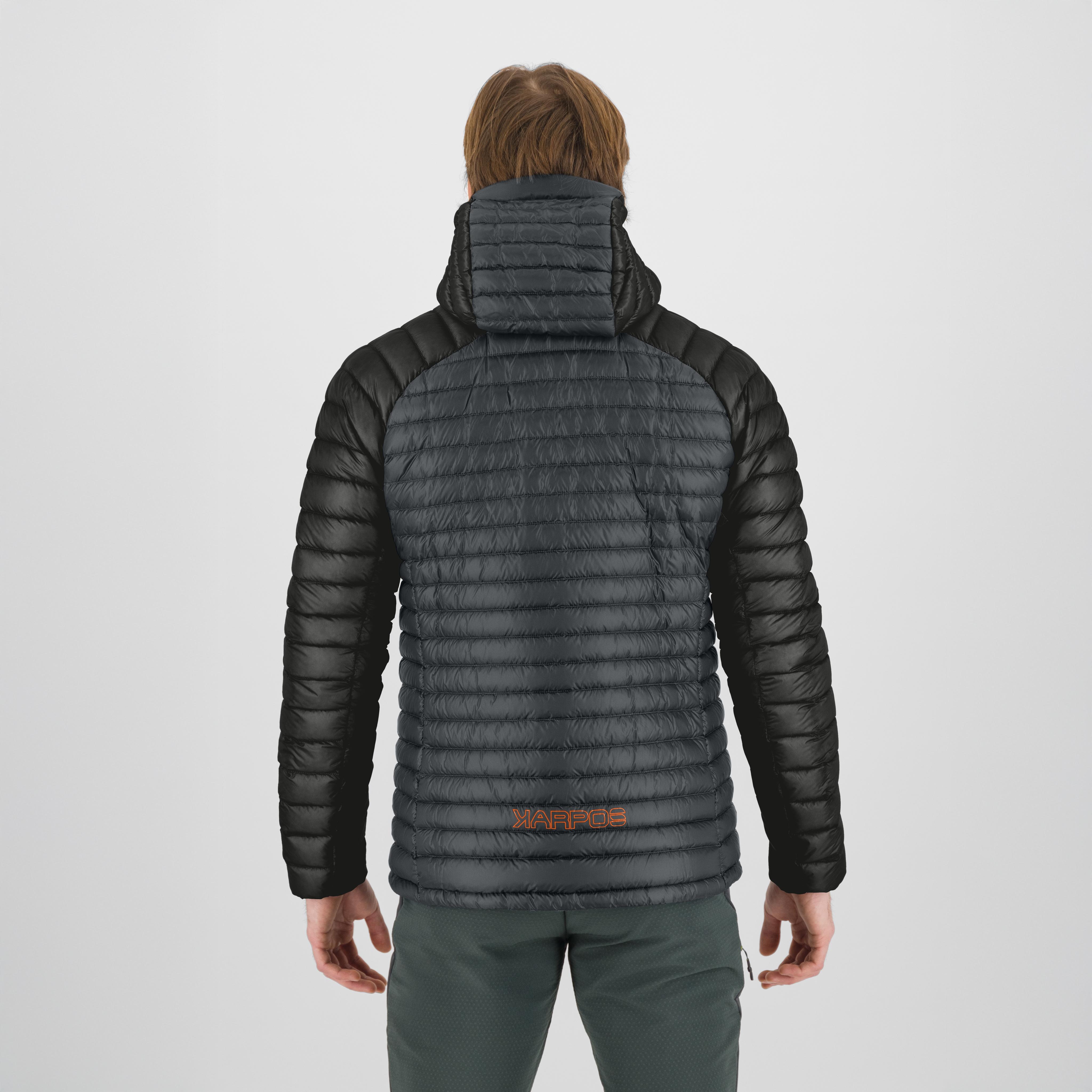 Alagna down jacket - woodl.gray/vibr.orange - karpos