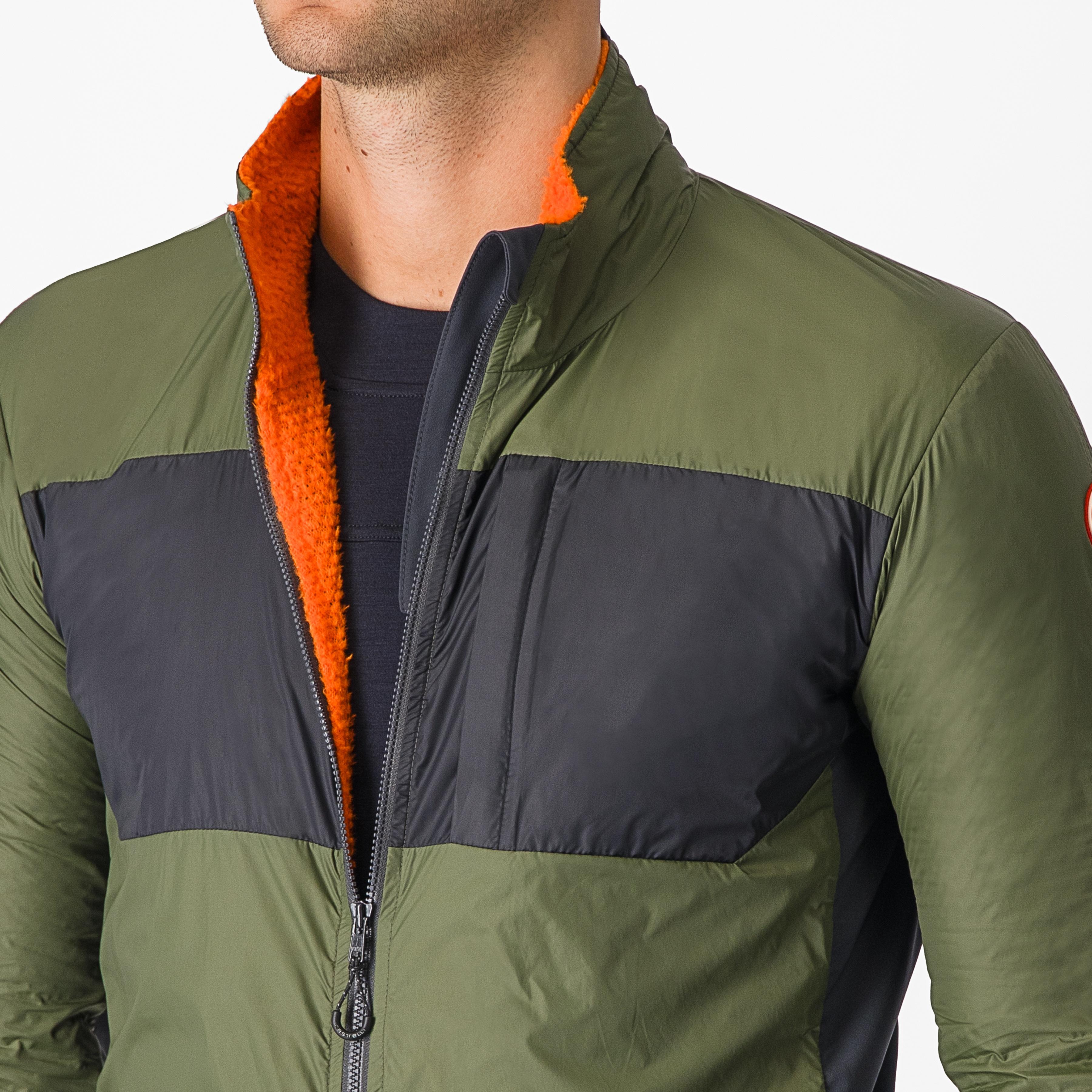 Unlimited puffy jacket - light military green/dark gray - castelli