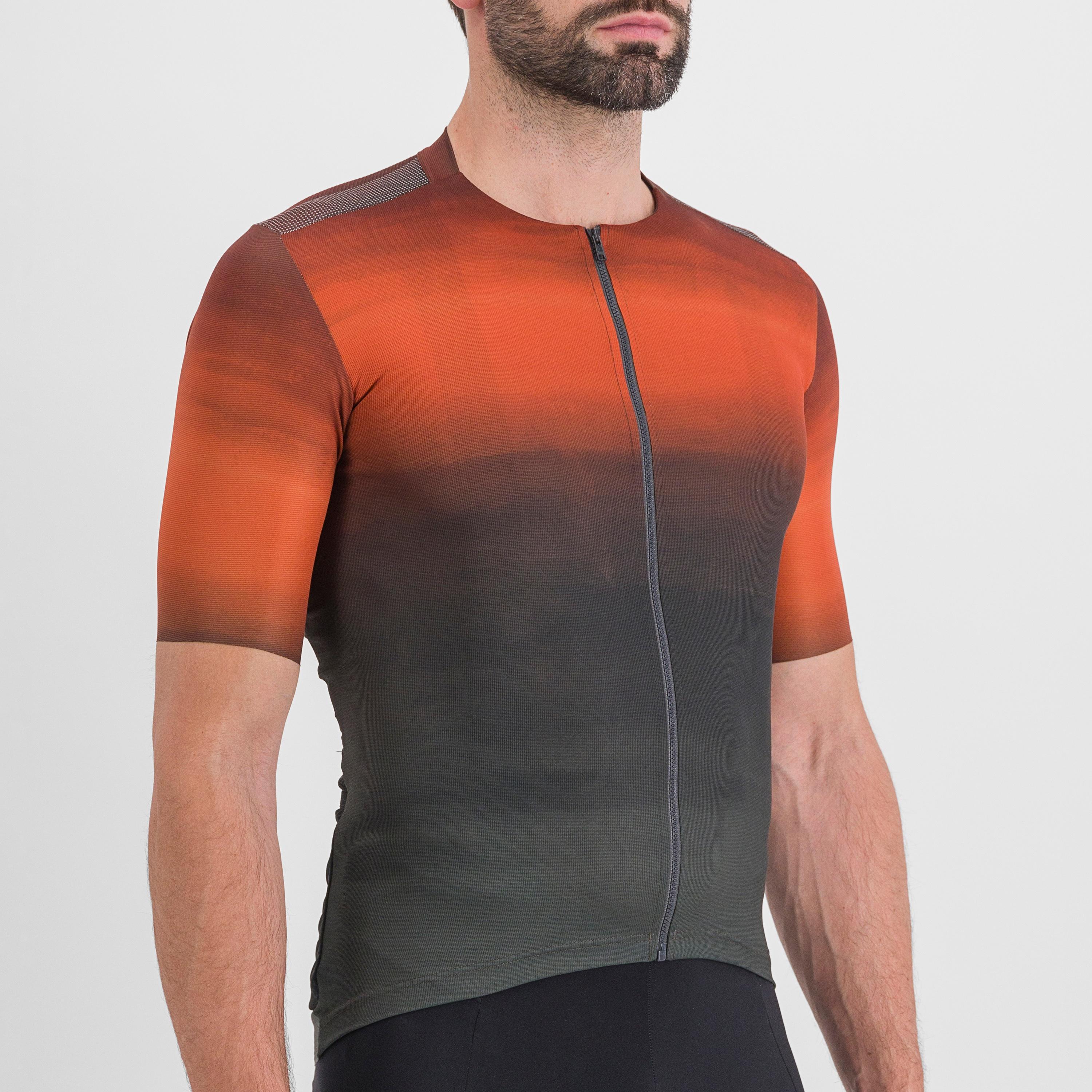 Flow supergiara jersey - hucklberry light red - sportful