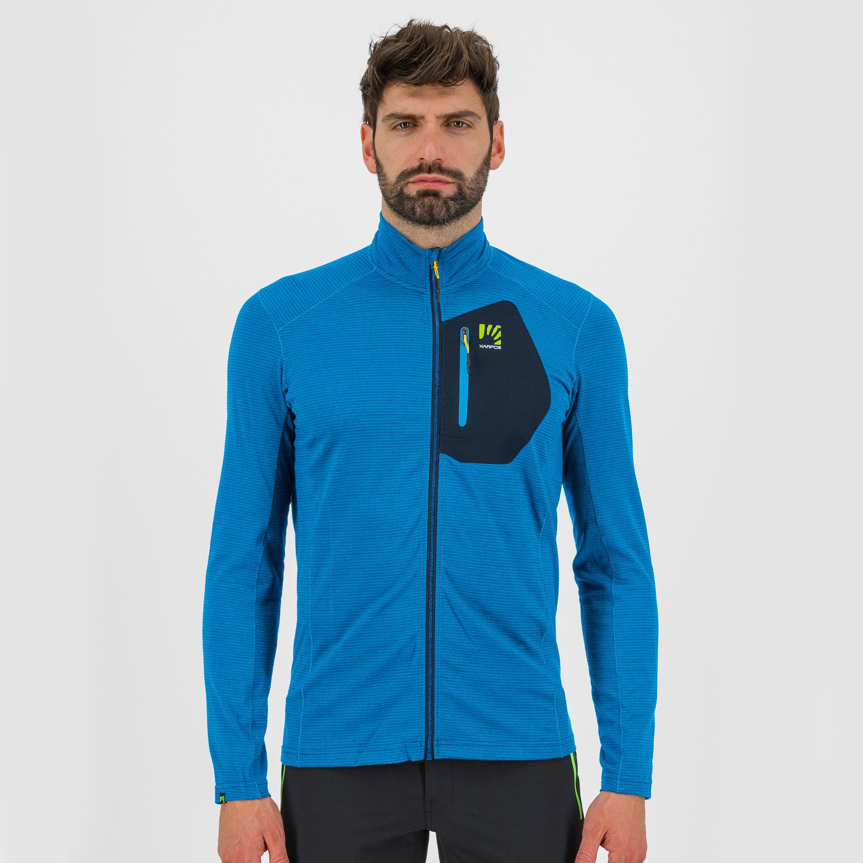 Pomedes t-shirt ls - indigo bunting/outer space - karpos