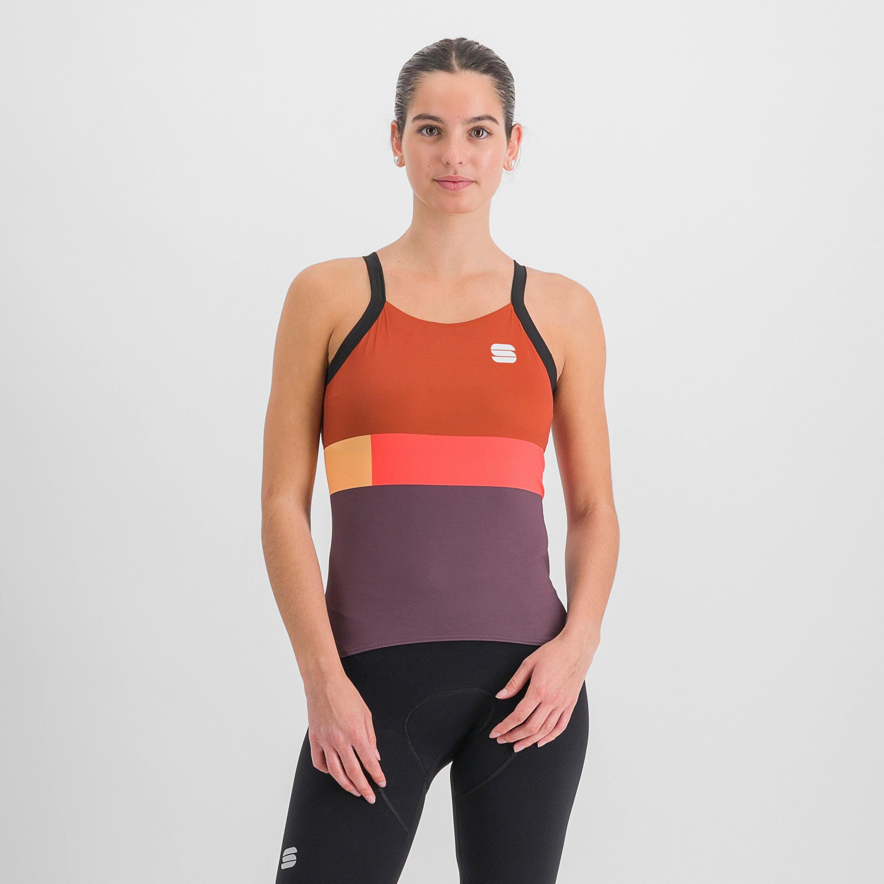 Snap w top - huckleberry cayenna red - sportful