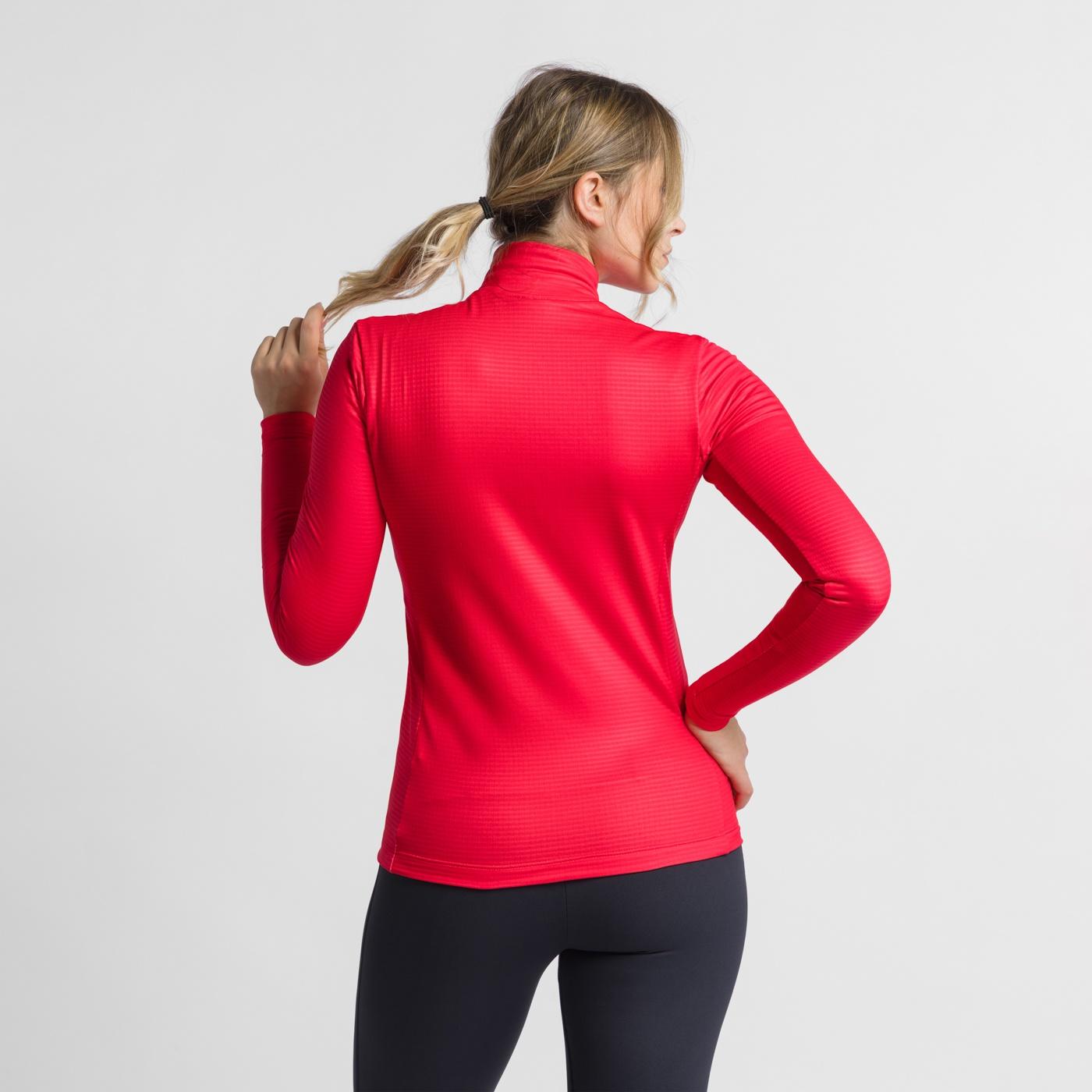 Cardio w fleece - hibiscus - sportful