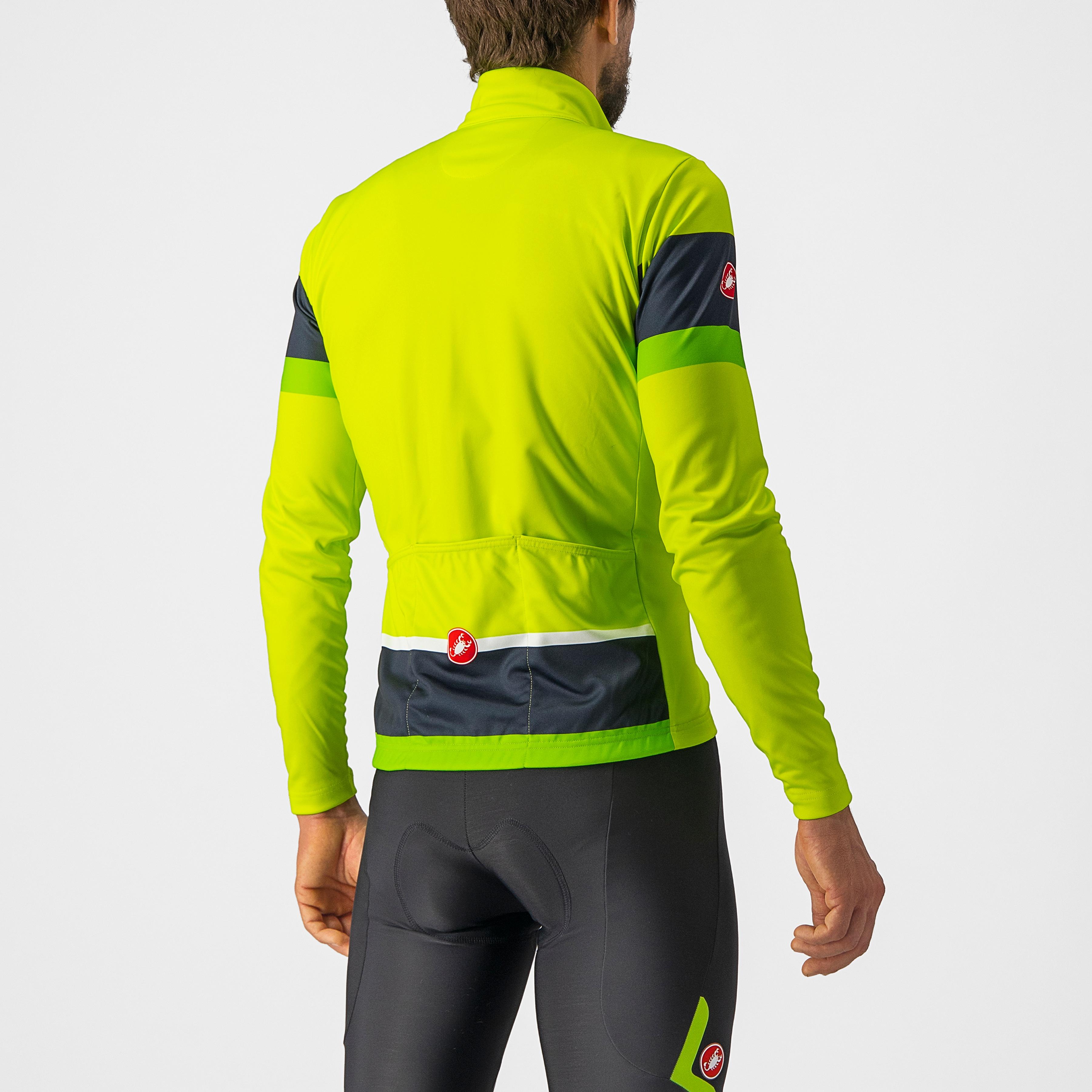 Passista jersey - electric lime/savile blue-gree - castelli