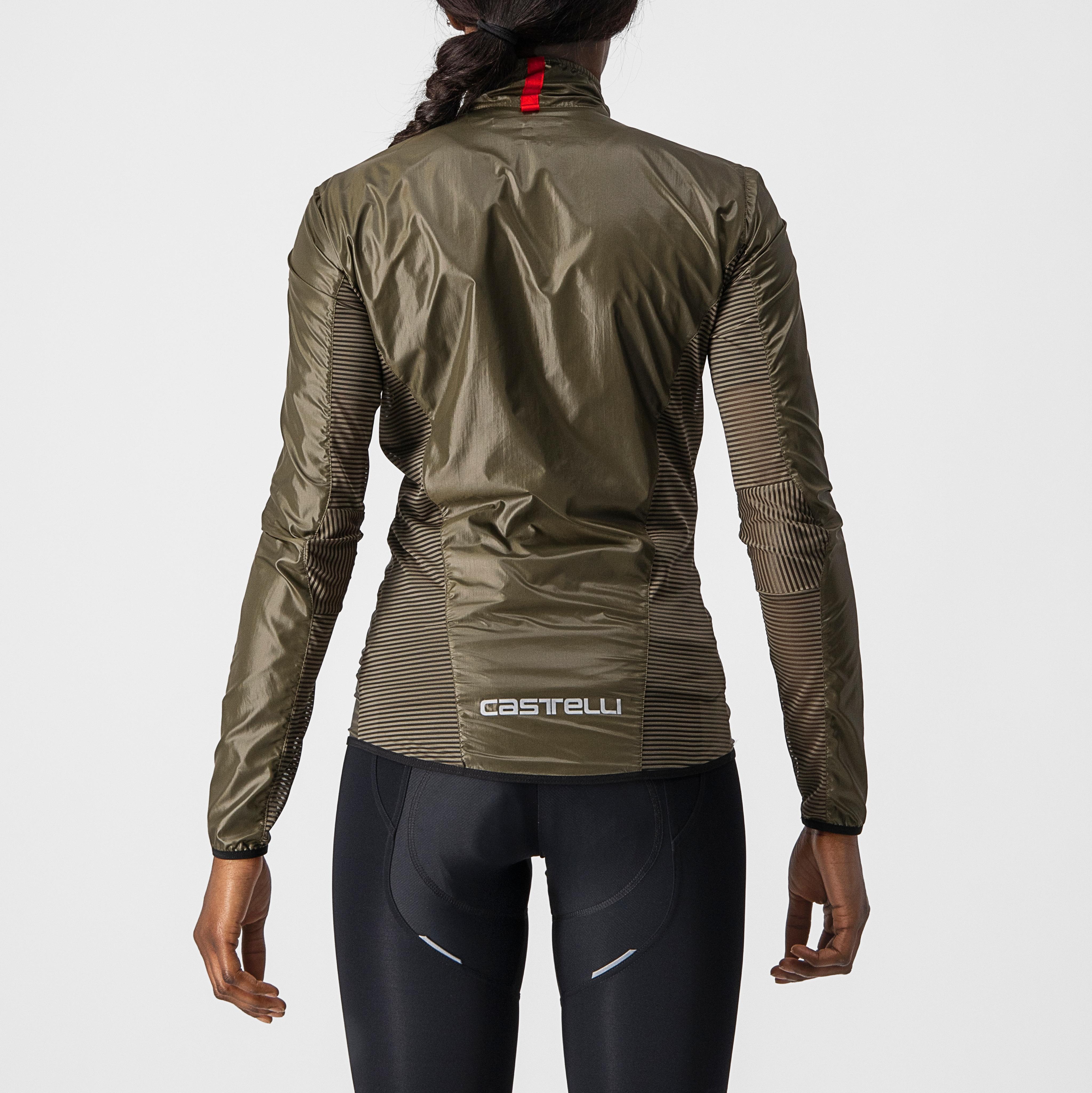 Aria shell w jacket - moss brown - castelli