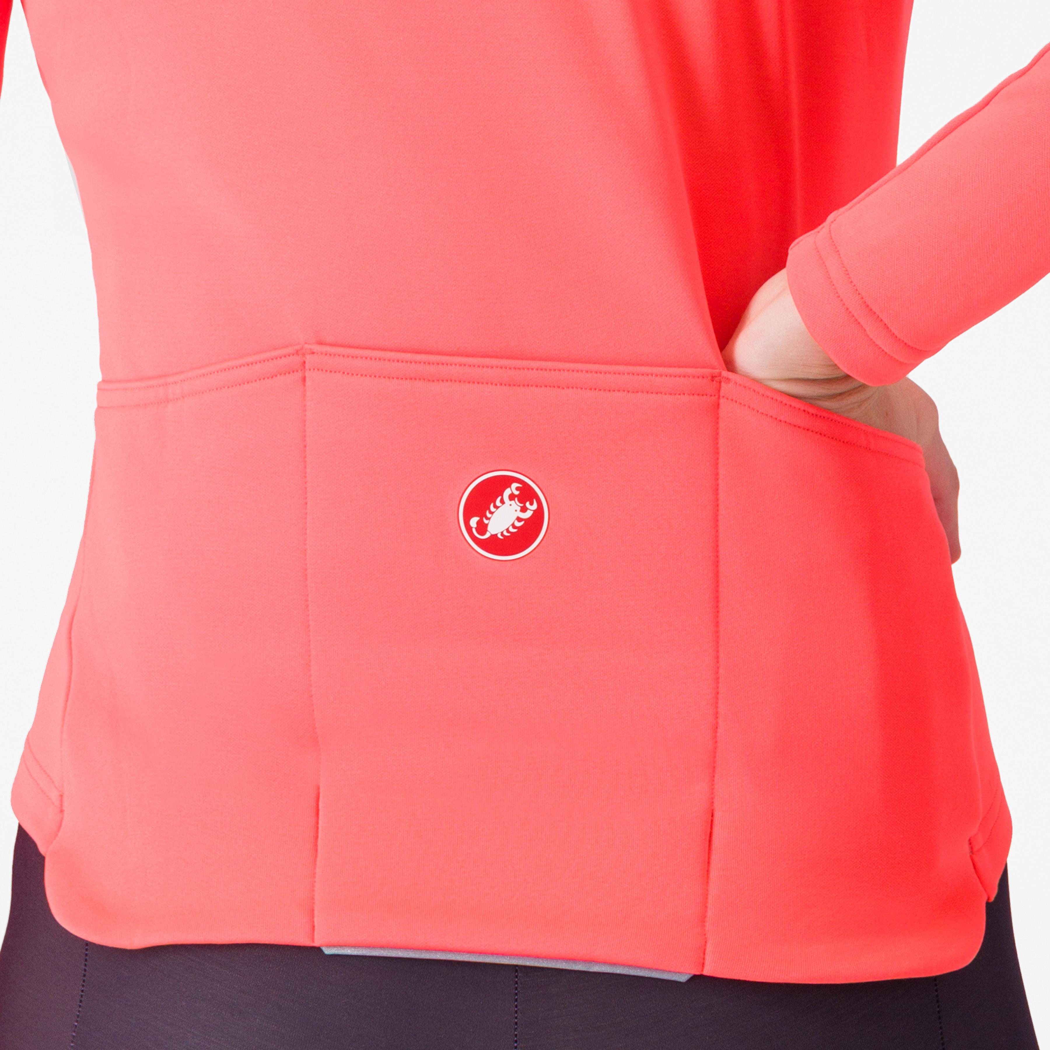 Sinergia 2 jersey fz - brilliant pink/deep bordeaux - castelli