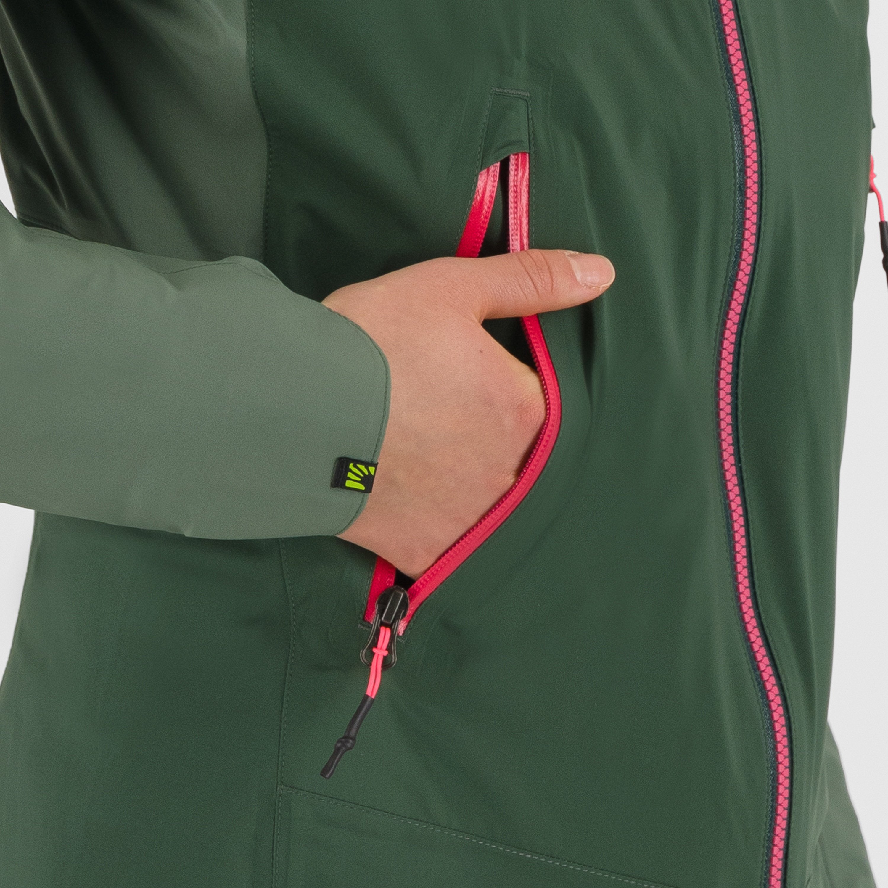 Valsesia shell w jacket - jungle green/duck green - karpos