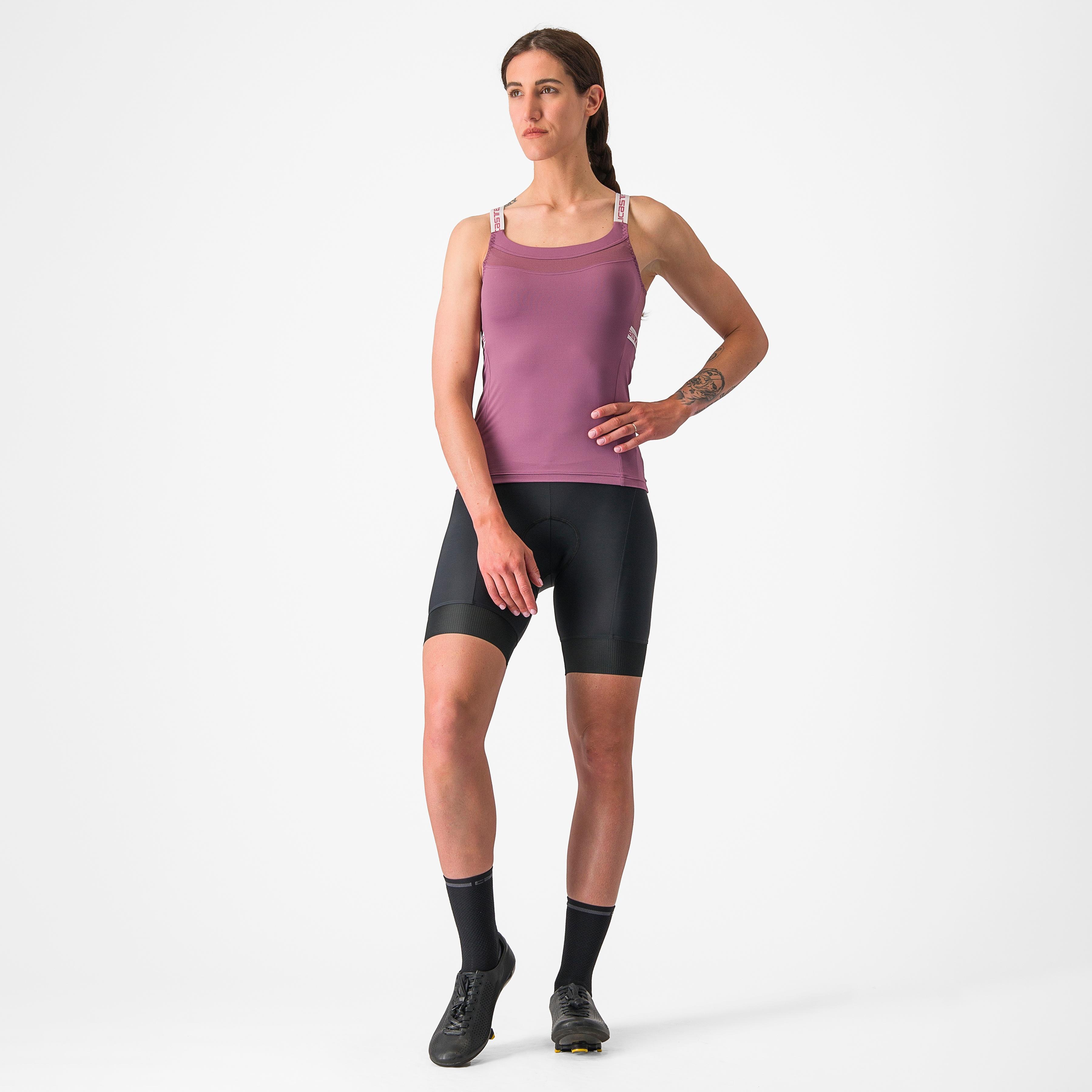 Bavette top - deep purple/ivory - castelli