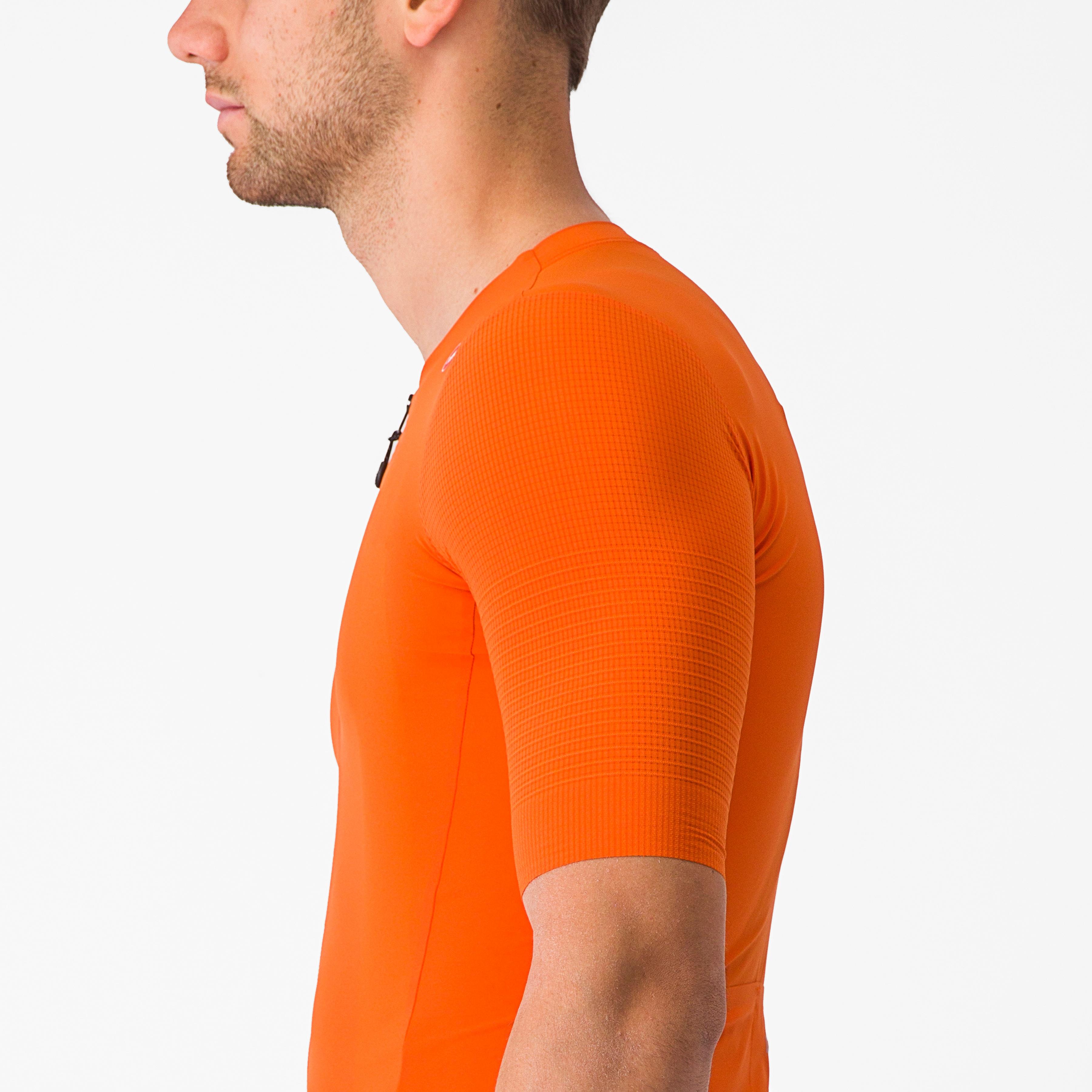 Premio black jersey - orange rust - castelli