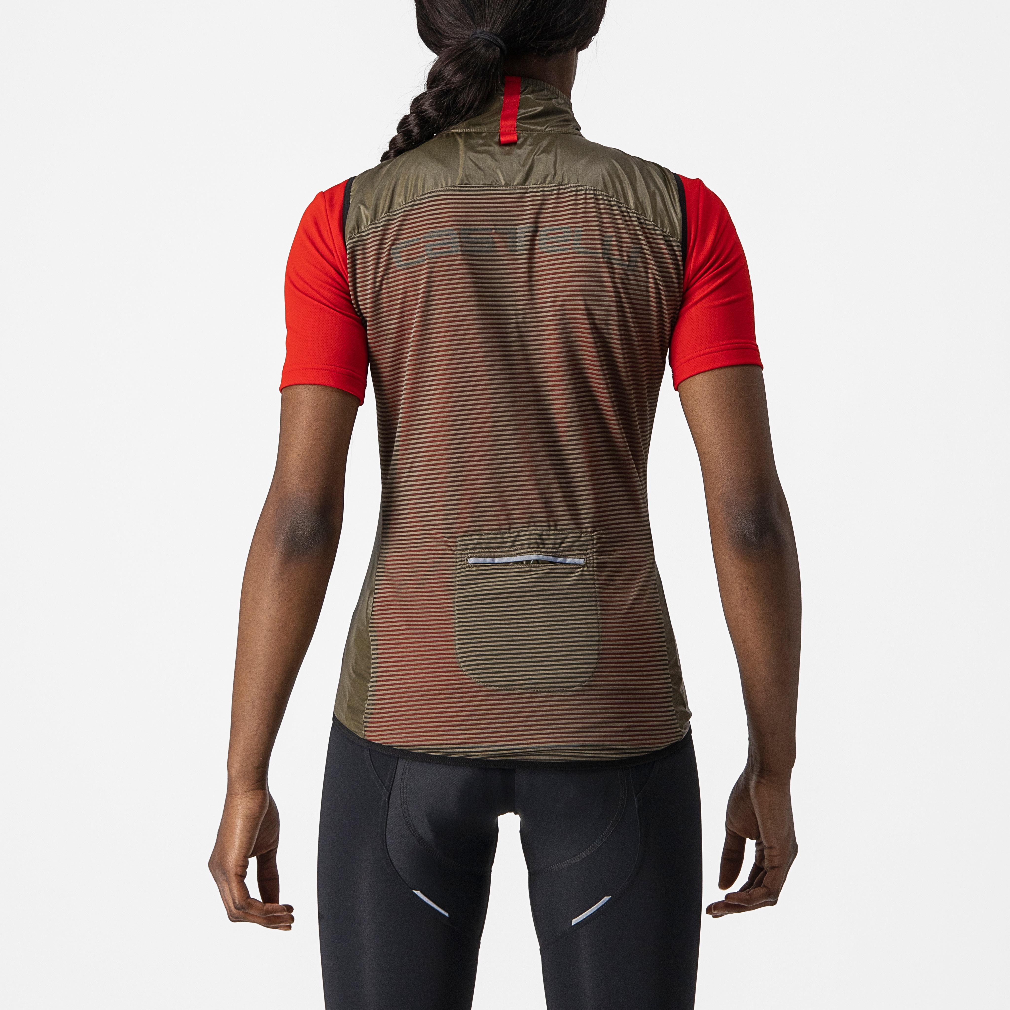 Aria w vest - moss brown - castelli