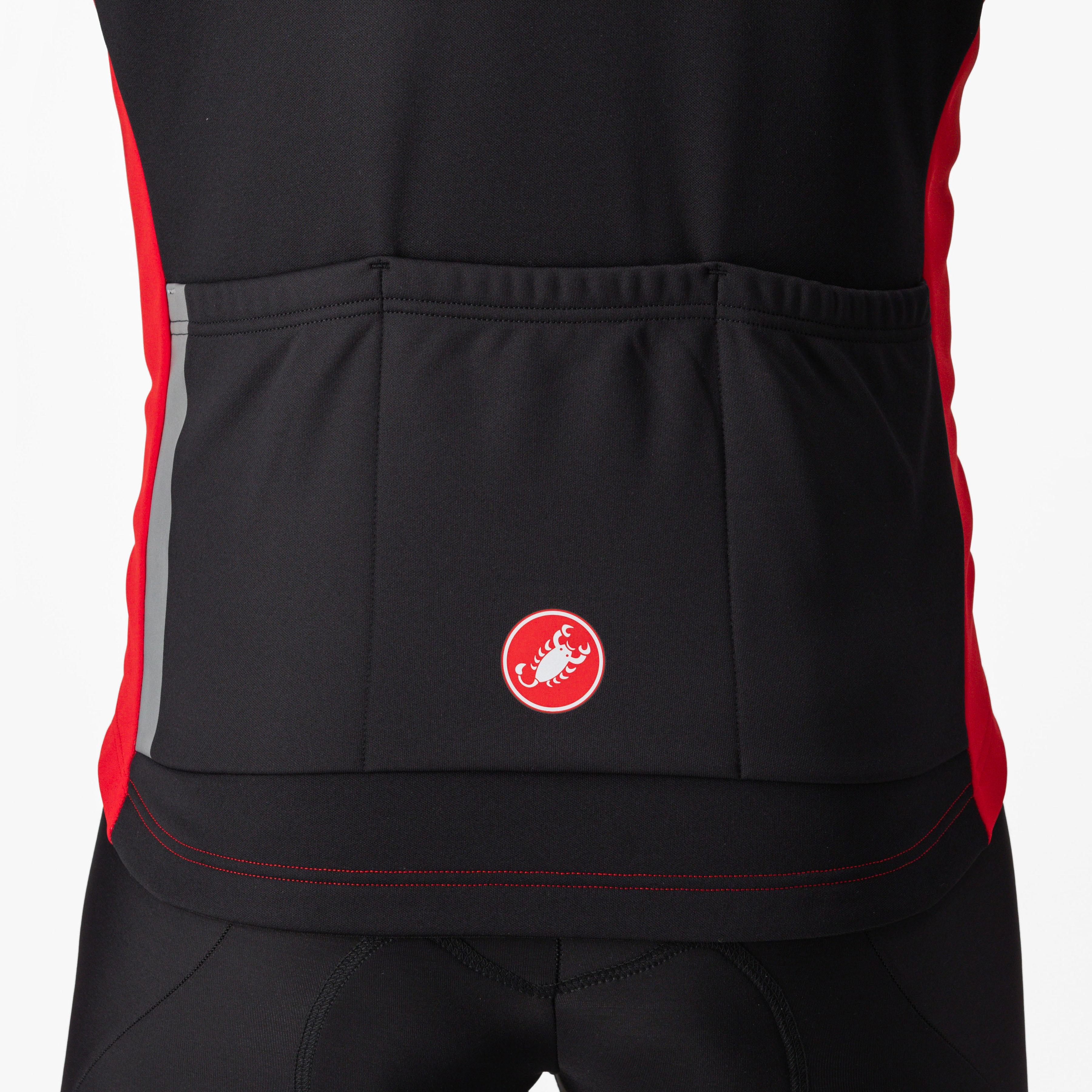 Entrata jacket - red/black light black - castelli