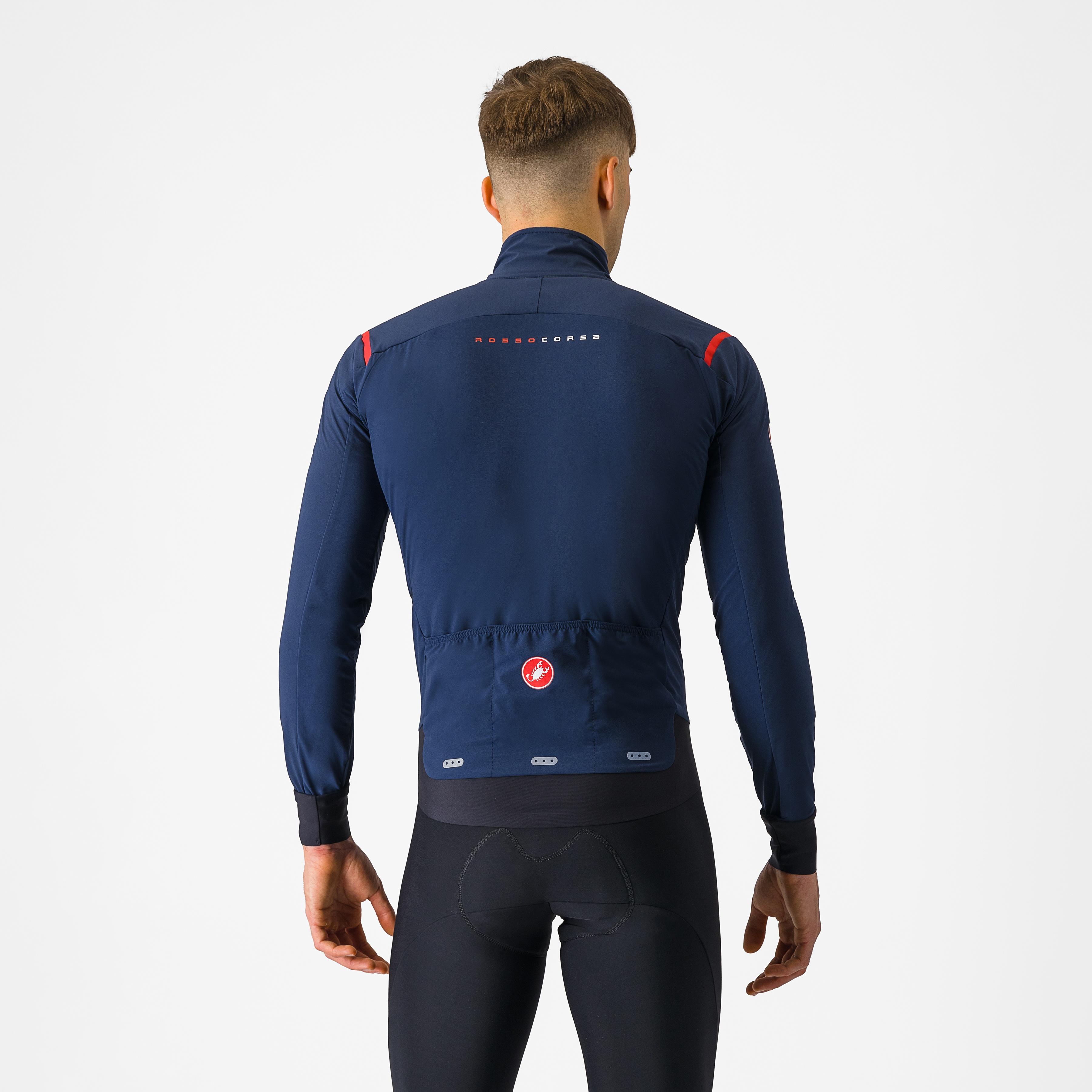 Alpha flight ros jacket - belgian blue/pompeian red-rock - castelli