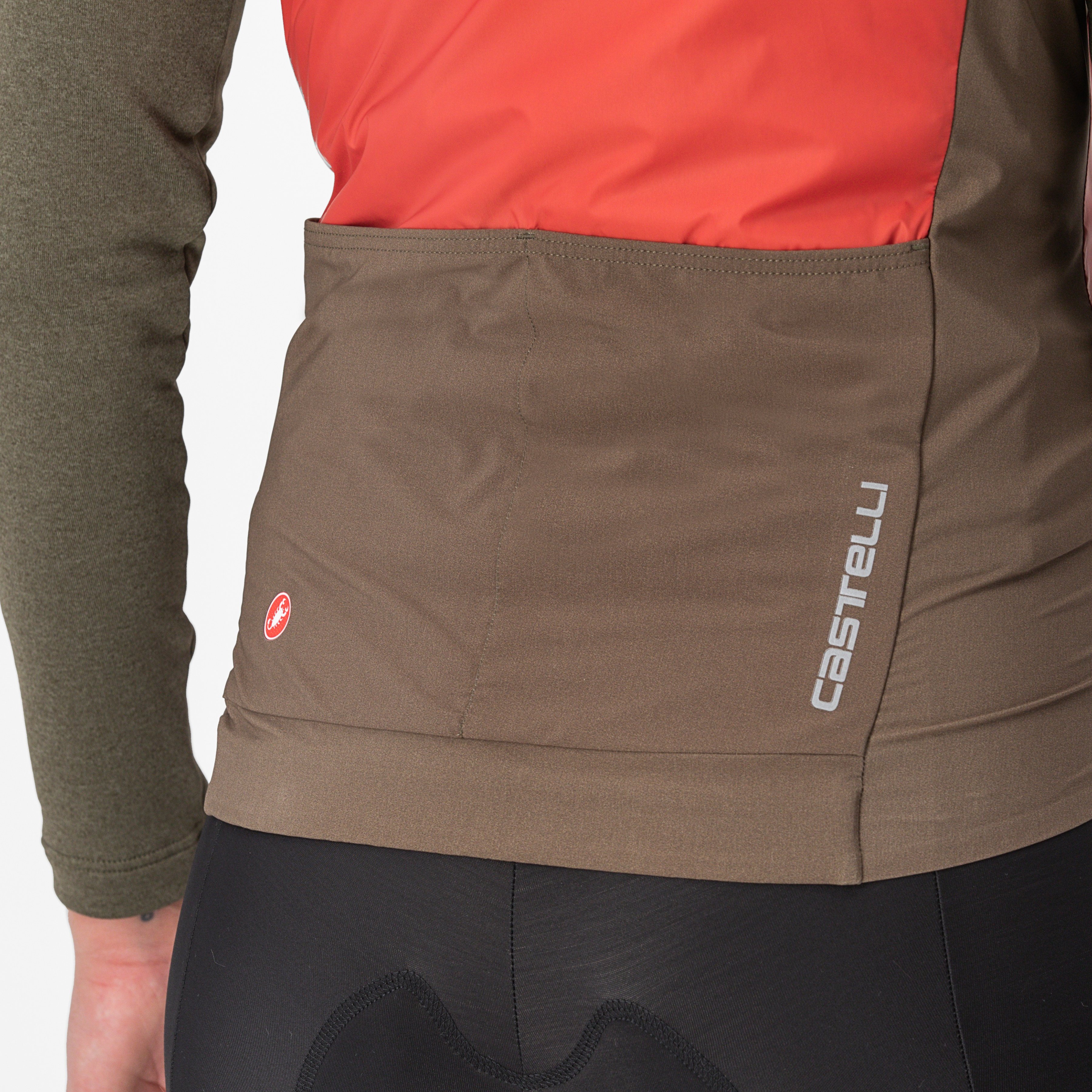 Unlimited 2 w puffy jacket - mineral red/silver gray - castelli