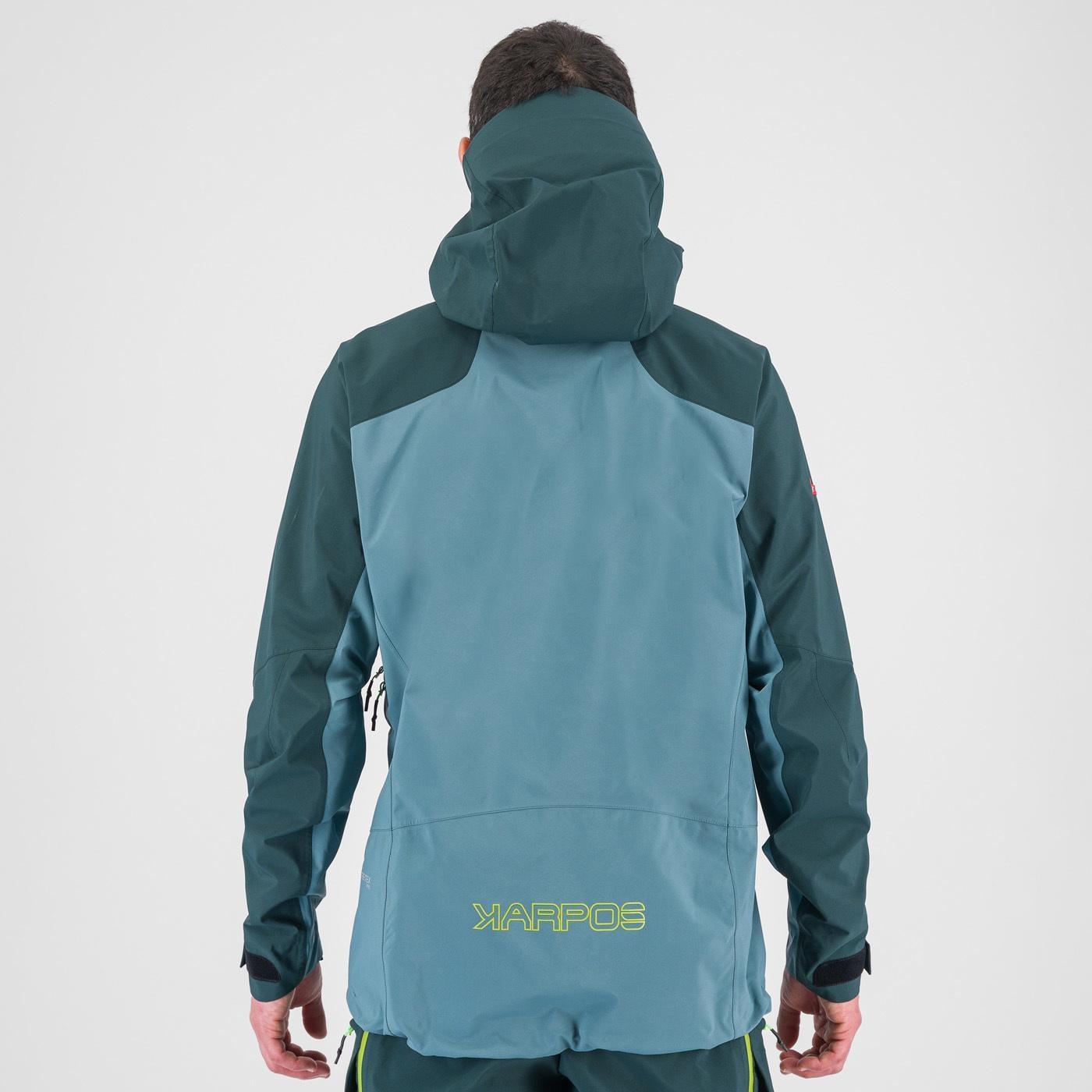 Highest goretex shell jacket - atlantic/forest - karpos