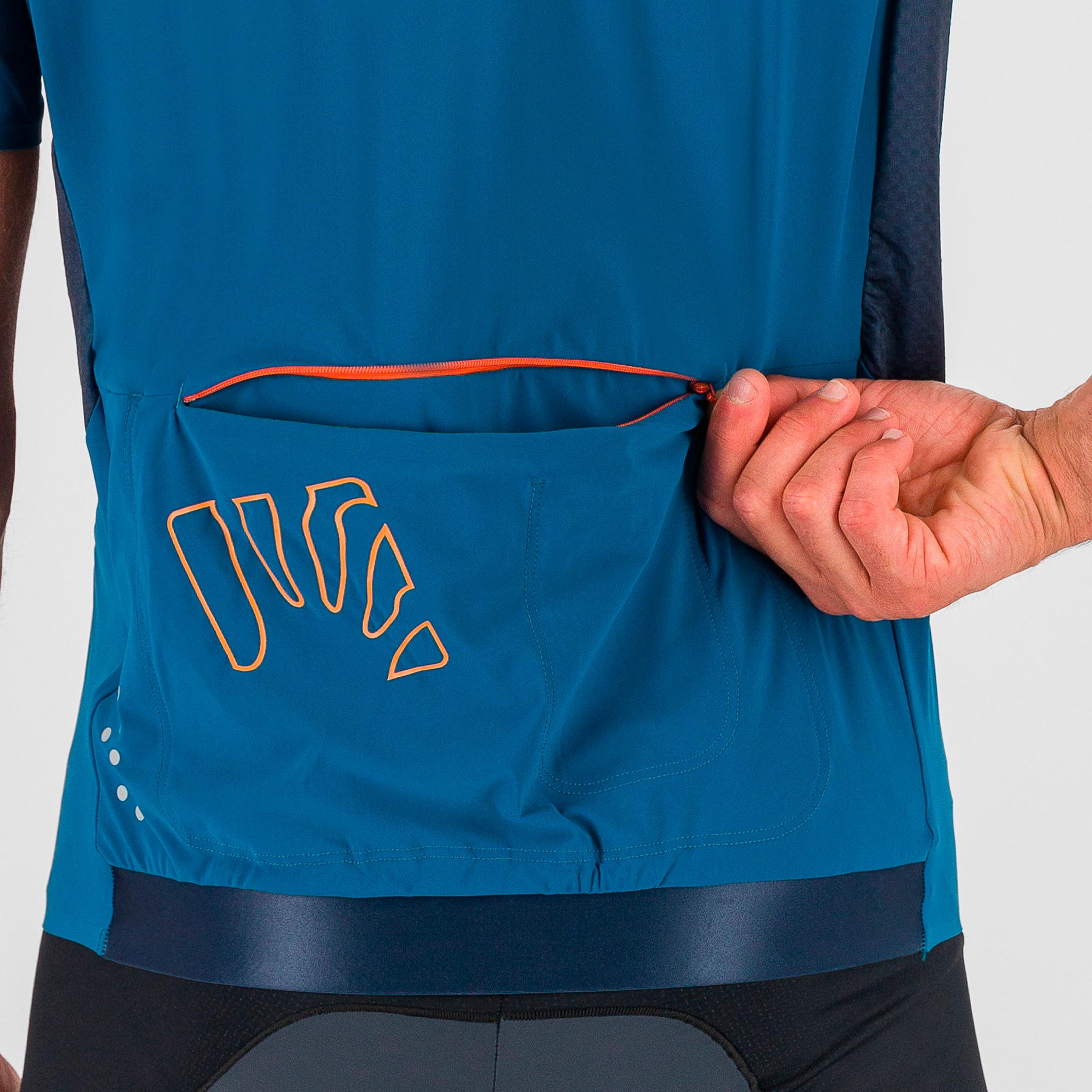 Pralongia evo jersey - moroccan blue/outer space - karpos