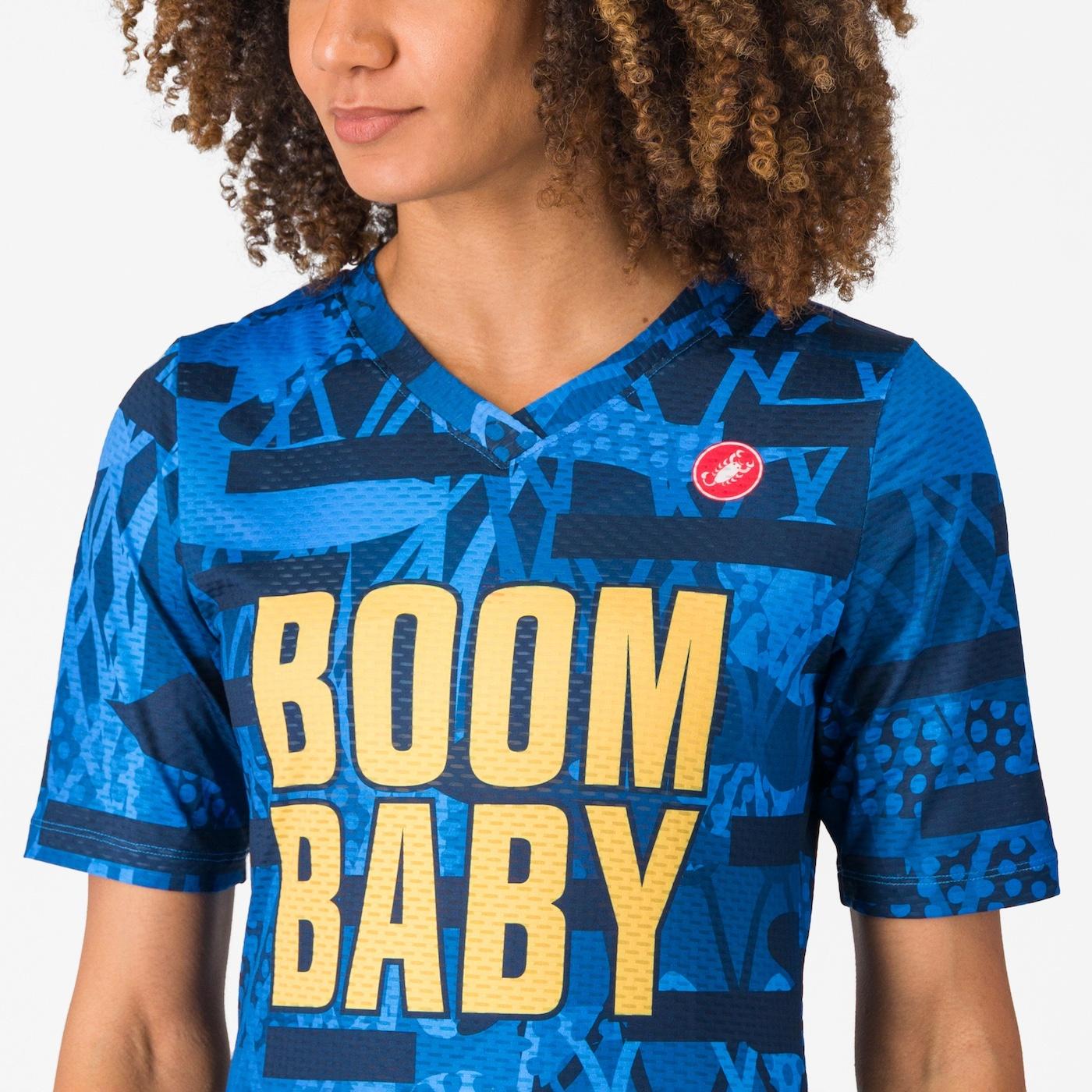 Boombaby 2 w trail jersey - blue/gold - castelli