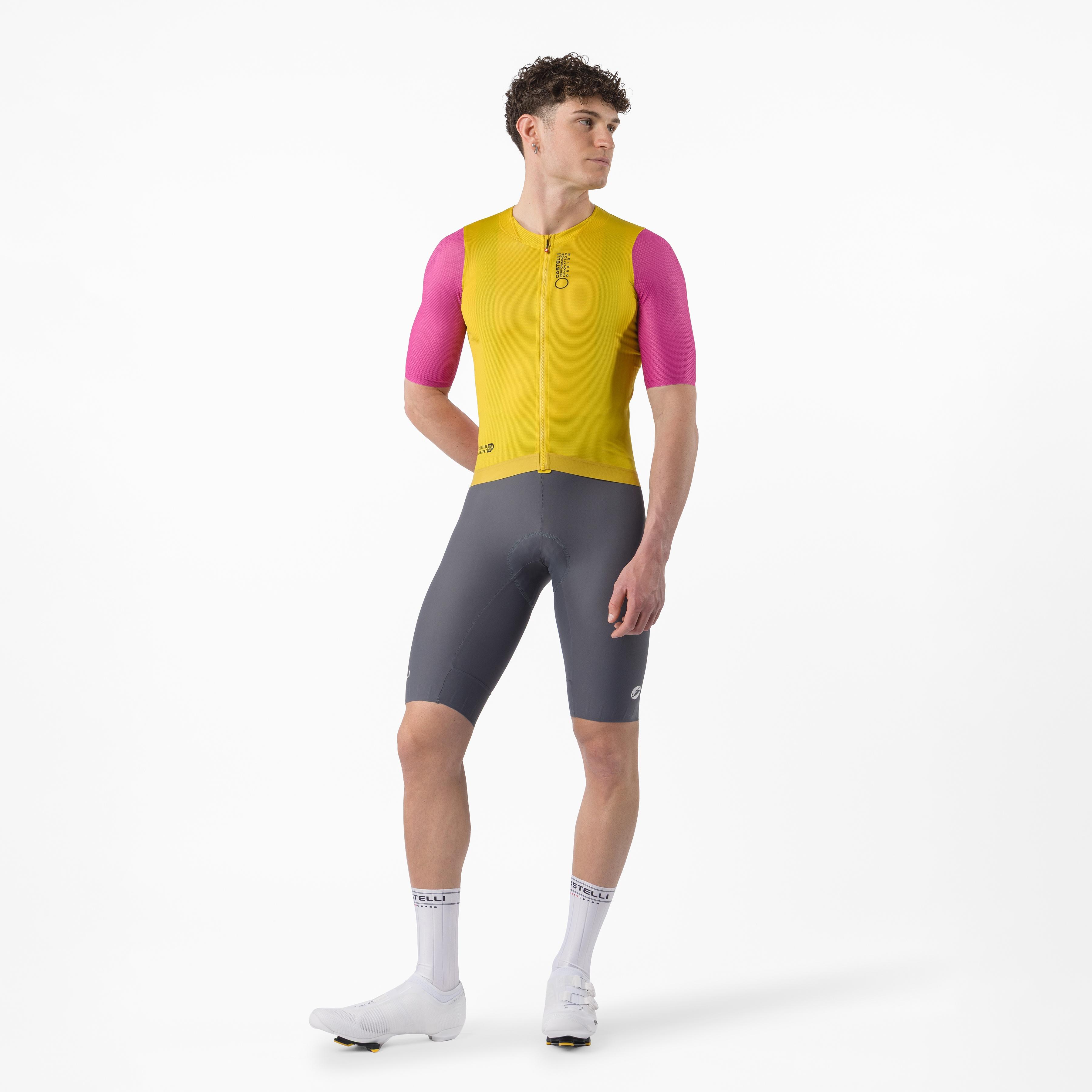 Corretto jersey - mango mojito/violet pink-black - castelli