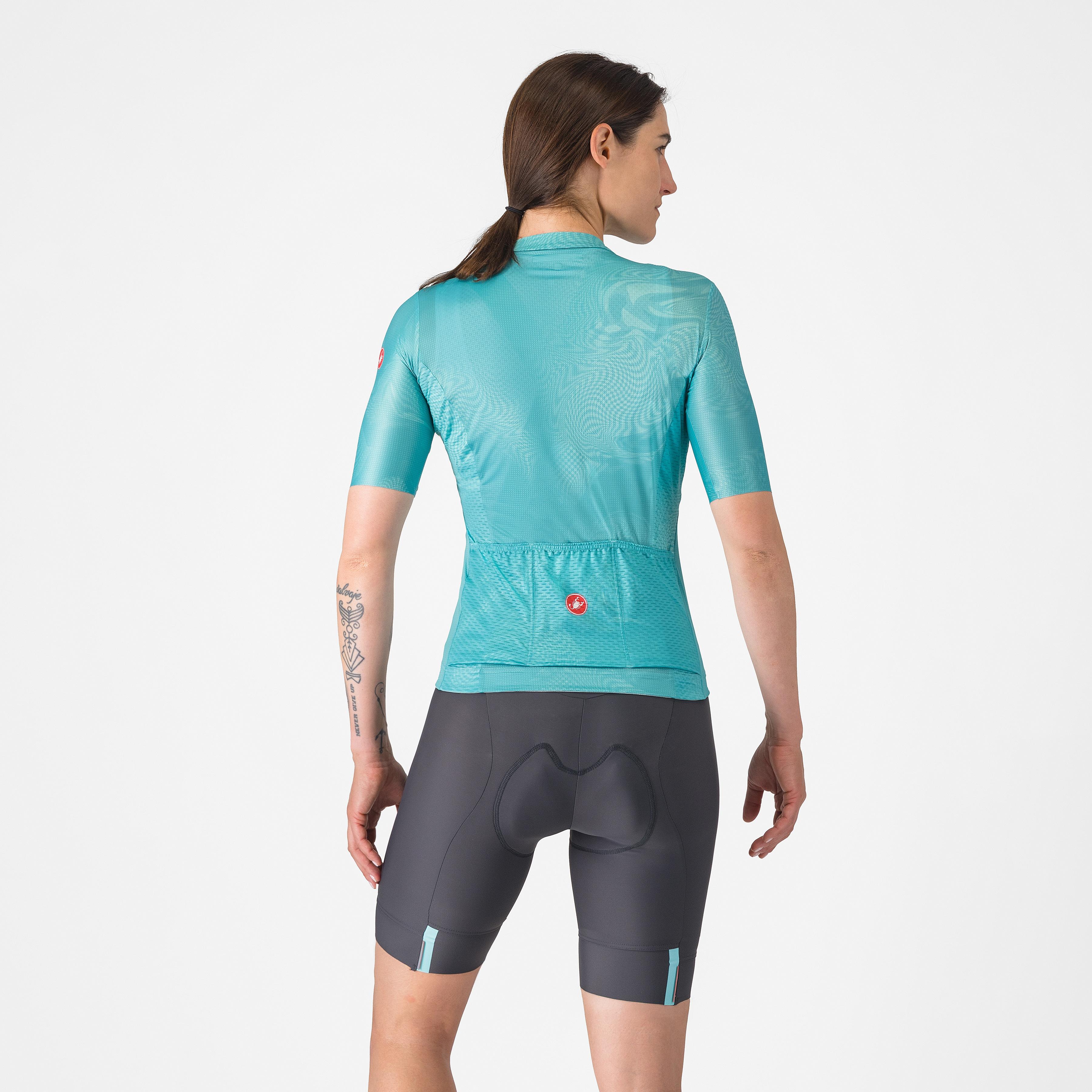 Prima 2 dt bibshort - dark gray/pool blue - castelli