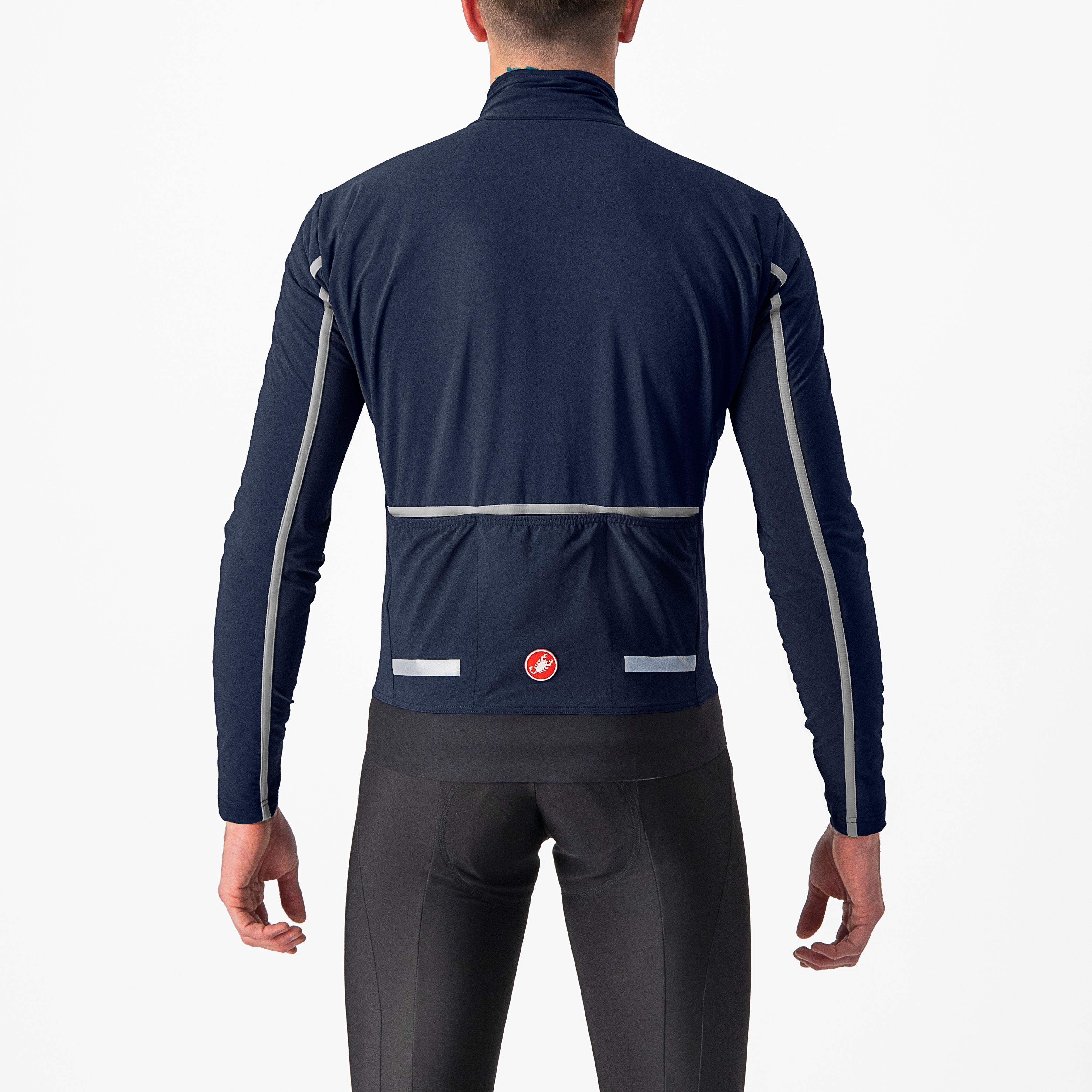 Flight jacket air - savile blue/silver gray-stell - castelli