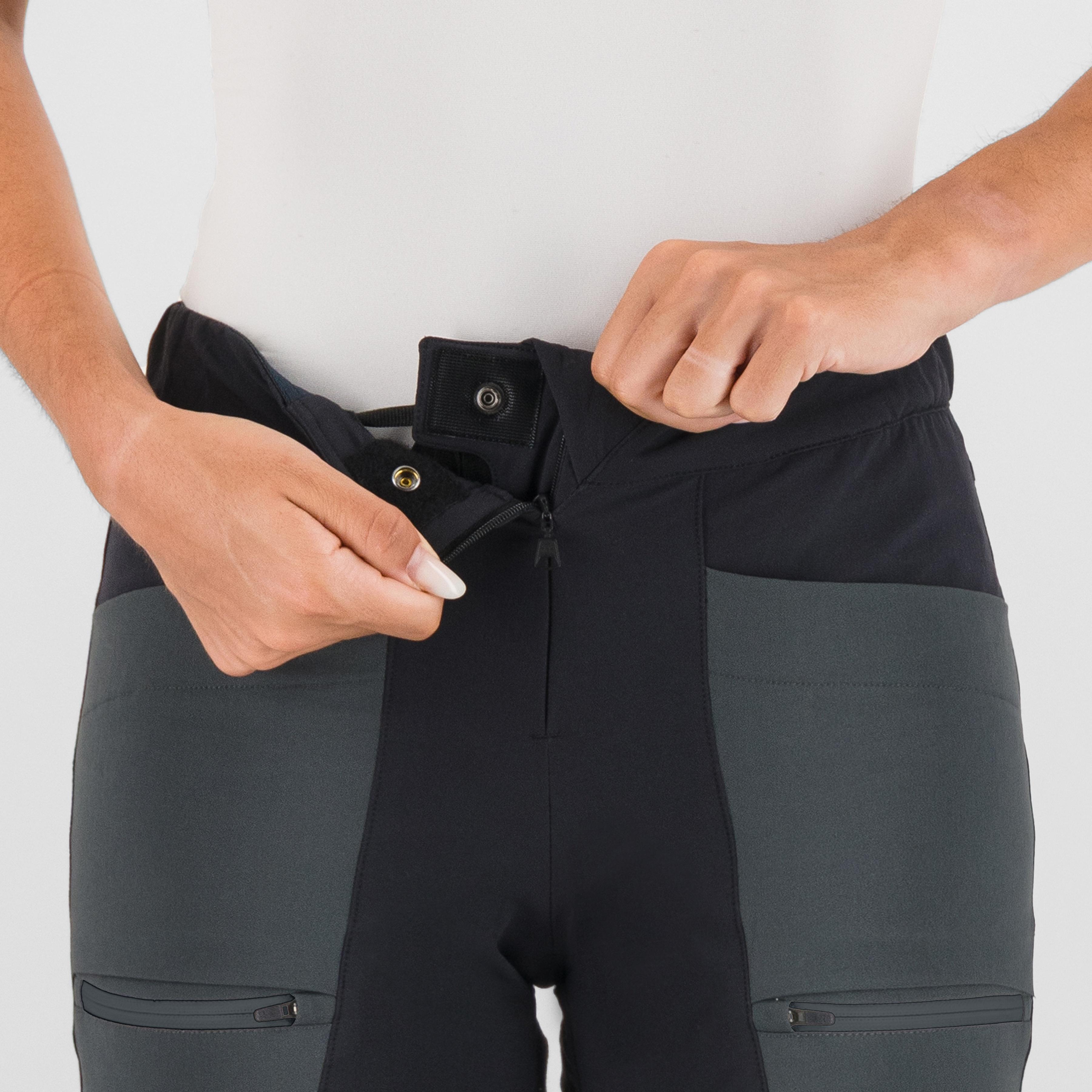 Lastia winter w pants - black/woodl.gray - karpos