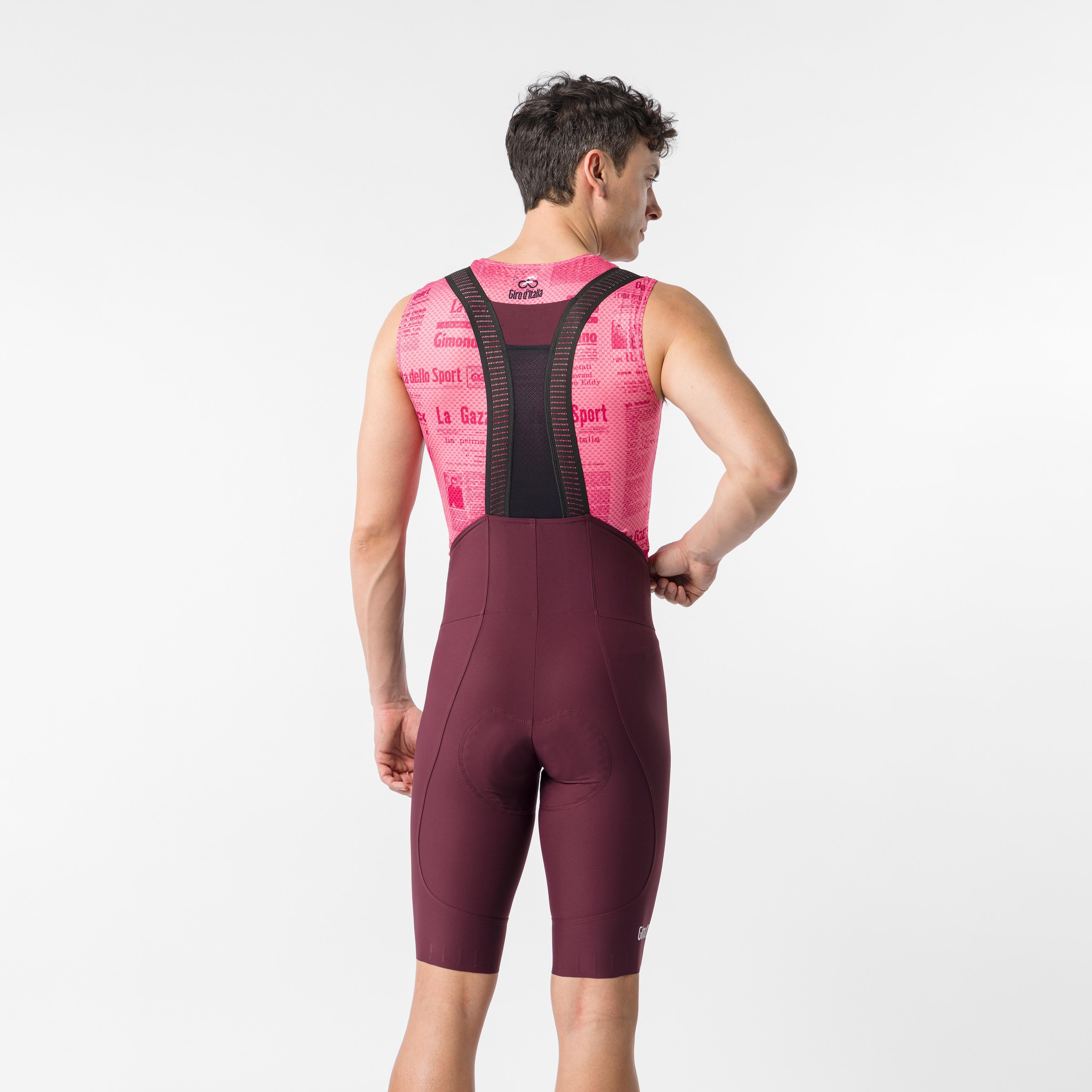 #giro trofeo 2 bibshort - deep bordeaux - castelli