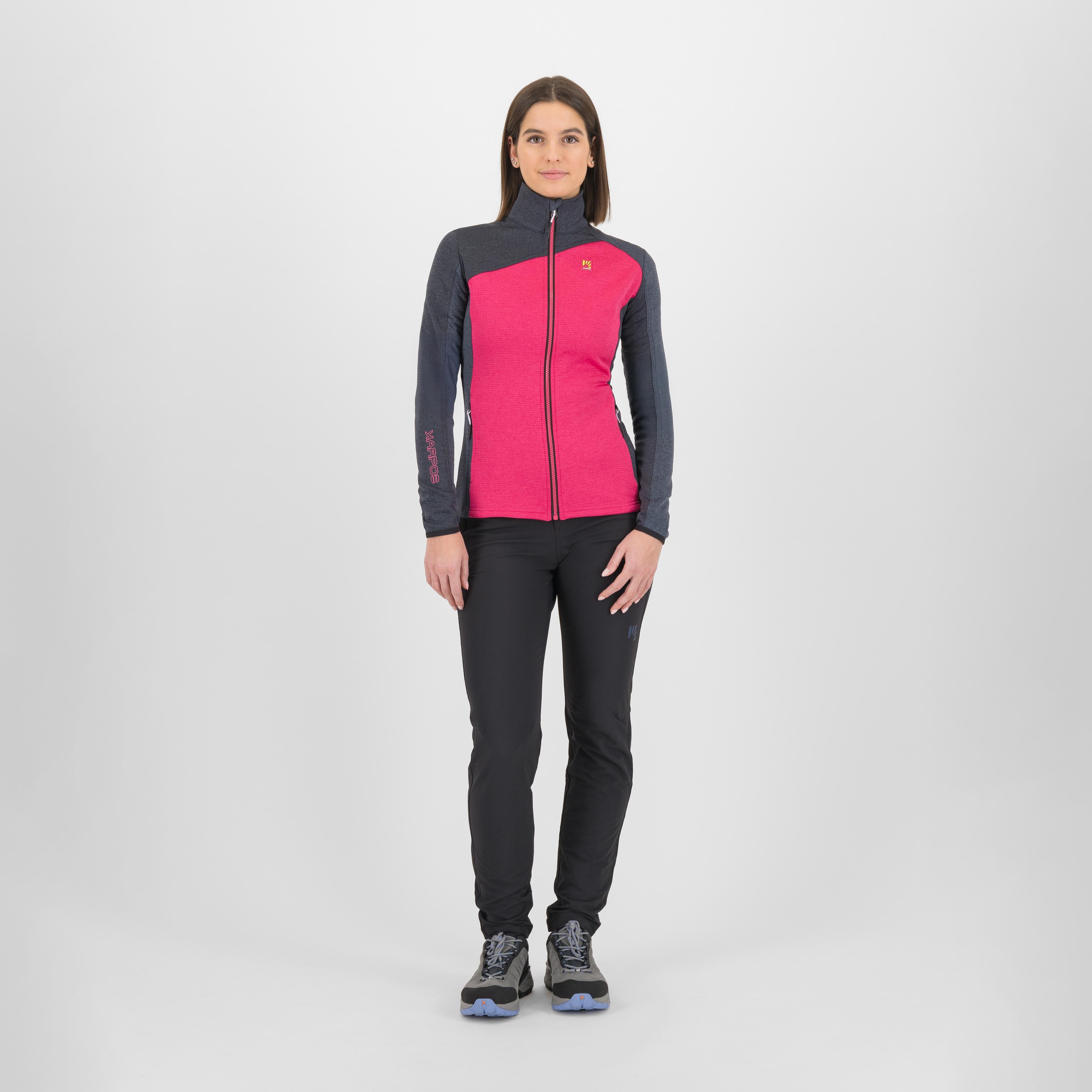 Federa full-zip w fleece - purple/black/ombre blue - karpos