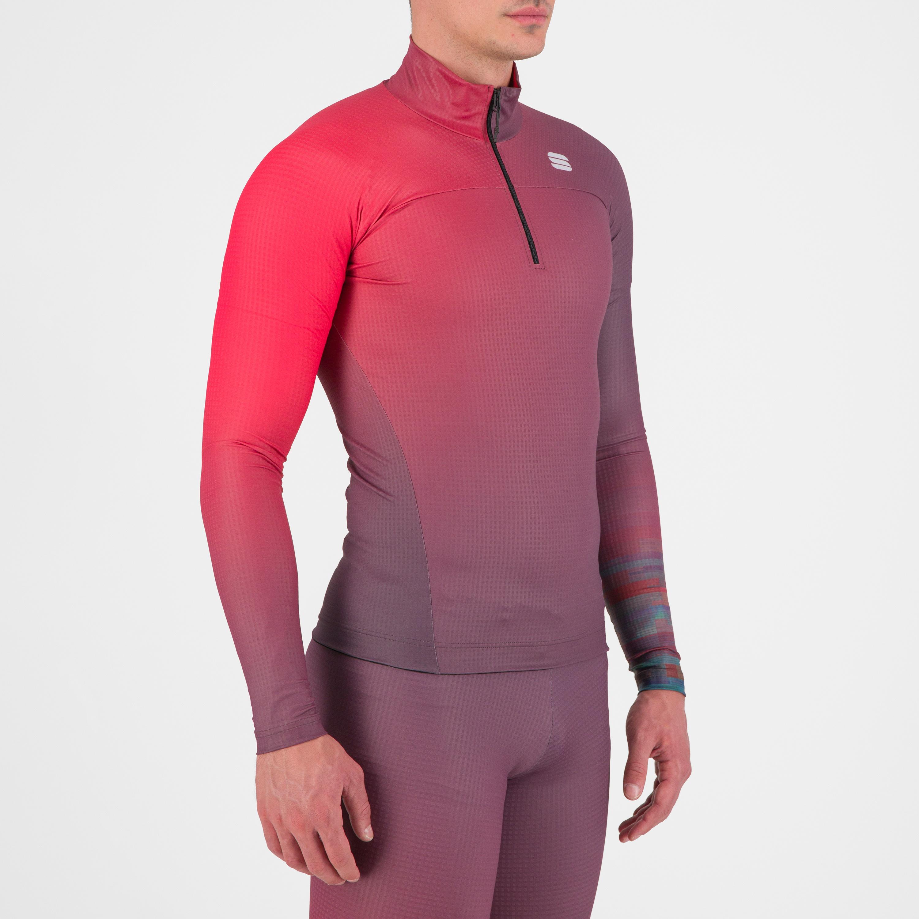 Apex jersey - huckleberry/tango red - sportful