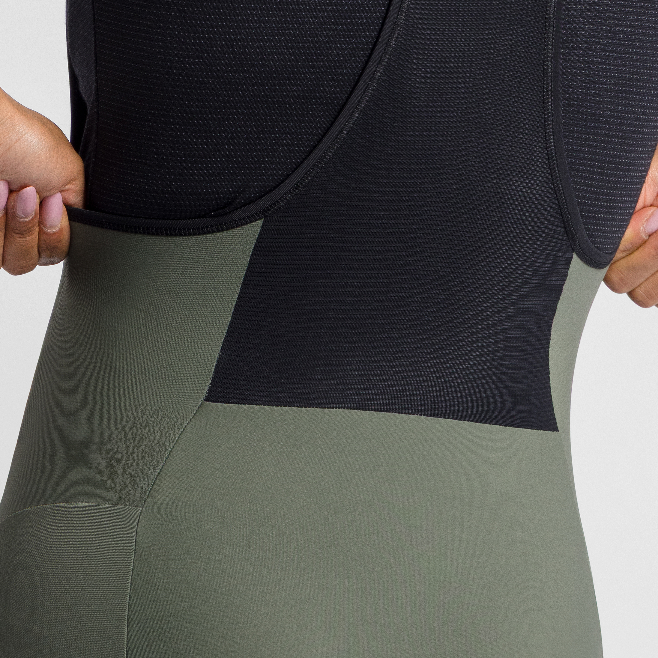 Pulse w bibtight - green thyme - sportful